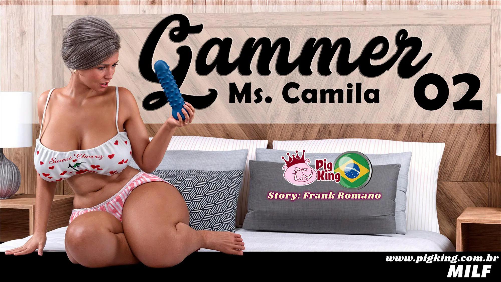 Mamãe Camila: Dando a buceta para o filhão safado em Hentai HQ Brasileiro