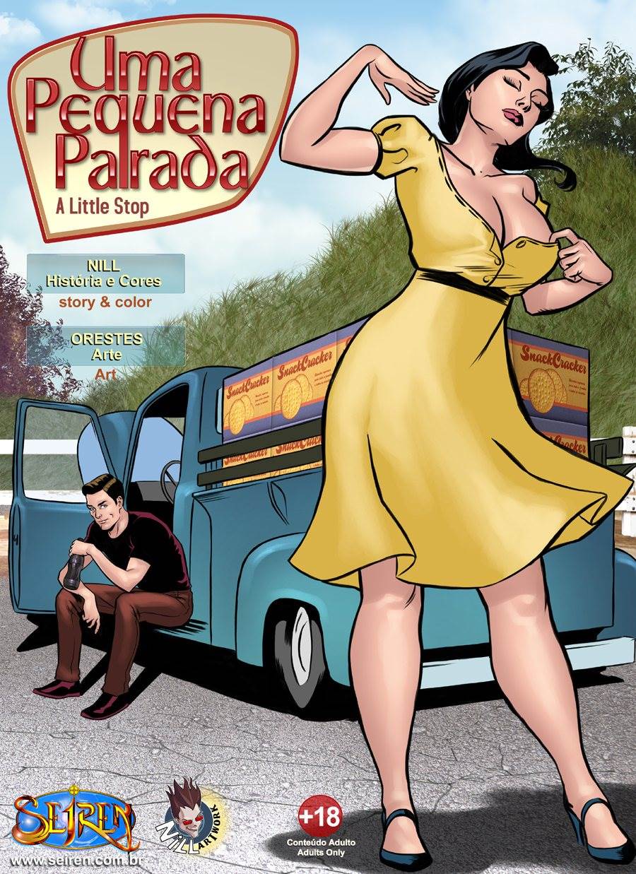 Uma Pequena Parada para uma Putaria de Cuzinho em Hentai HQ Brasileiro