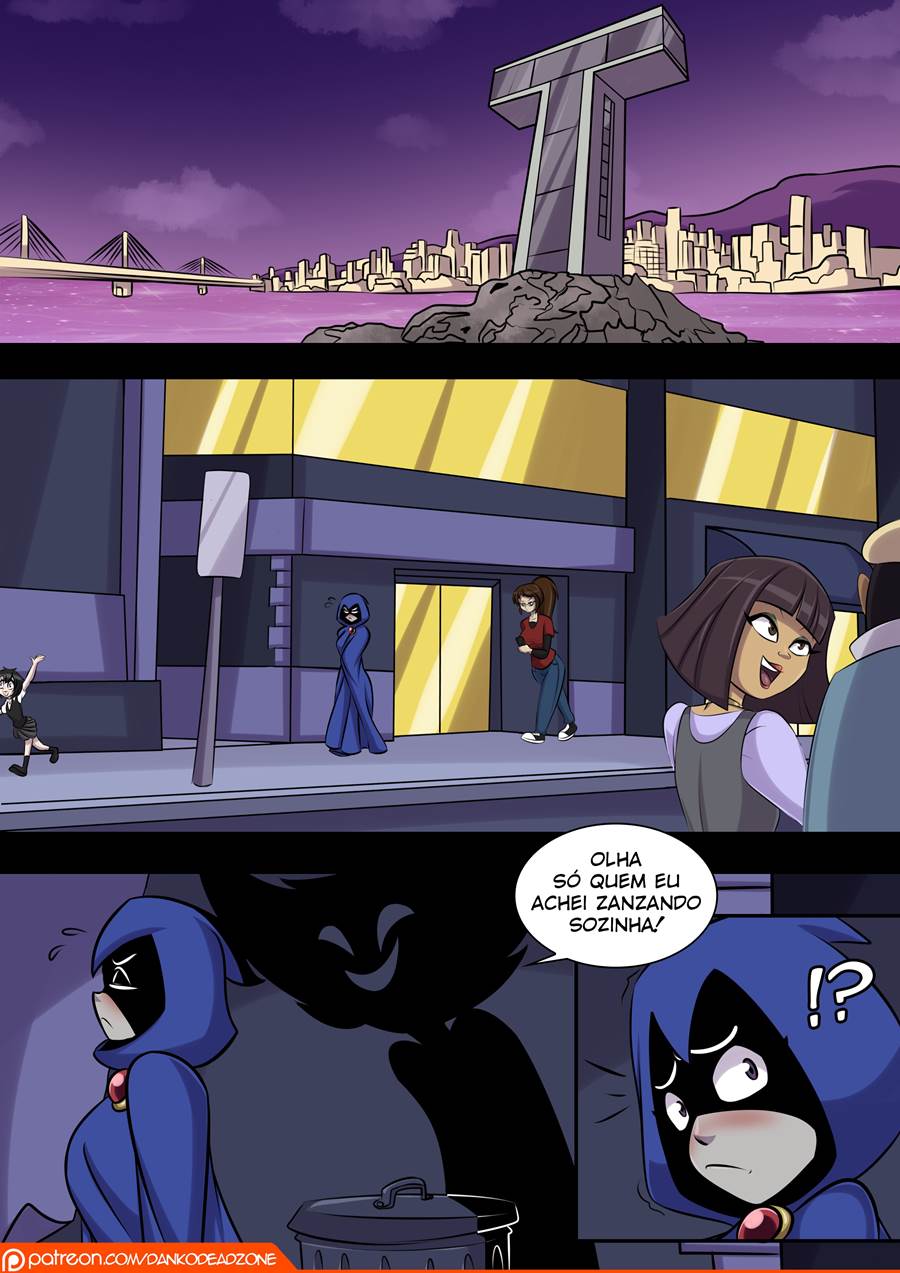 Jovens Titãs Safadas: Ravena x Jinx em uma Transa Quente – HQ de Hentai Brasileiro