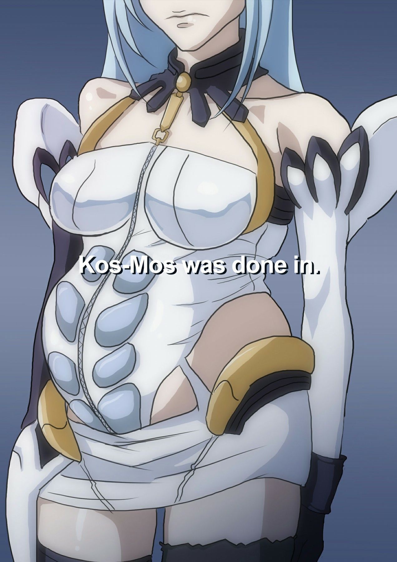 Kos-mos do Planeta dos Prazeres Extremos: A Guerra das Picas em Xenosaga" em Hentai HQ