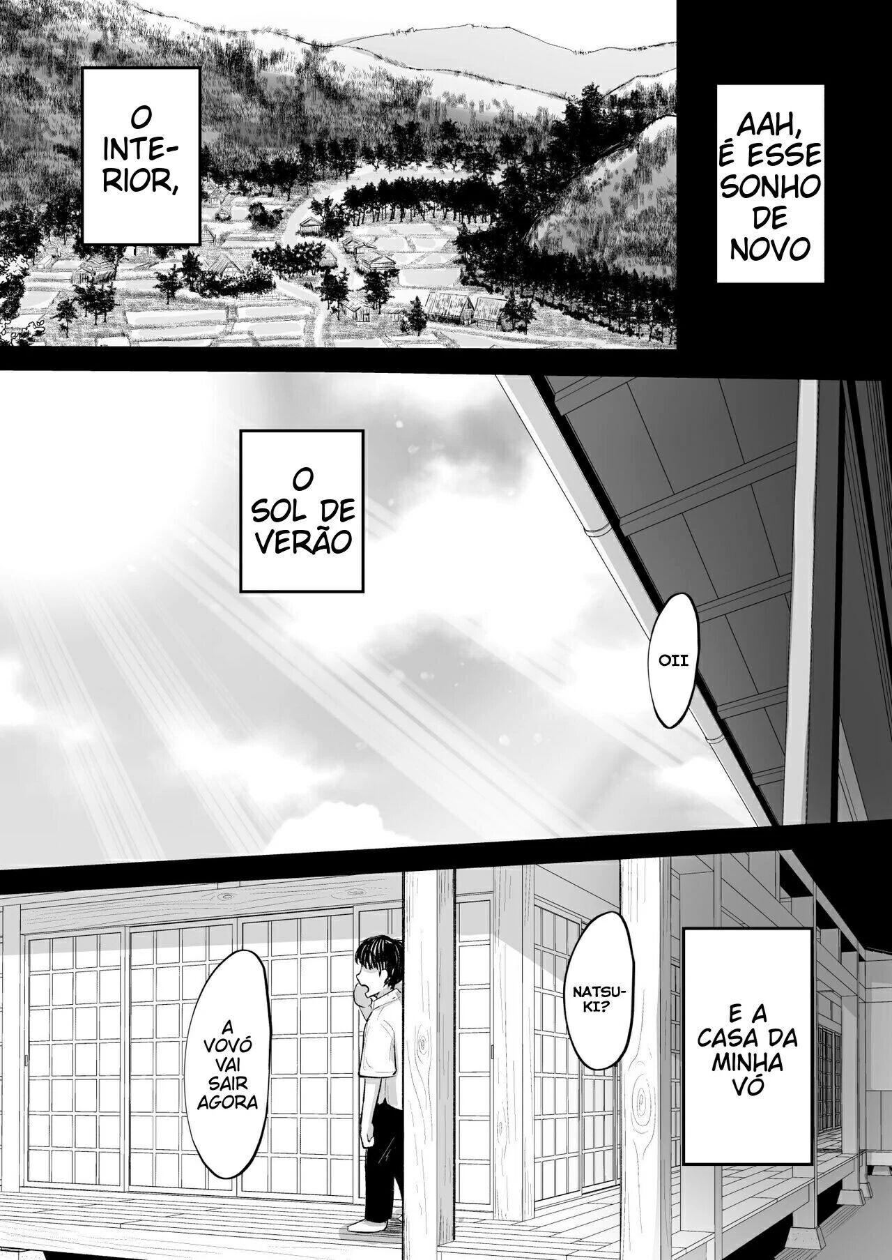 Natsuki, a Piranha Curiosa, Seduzida e Estrupada por Estudante Universitário em Hentai HQ Brasileiro