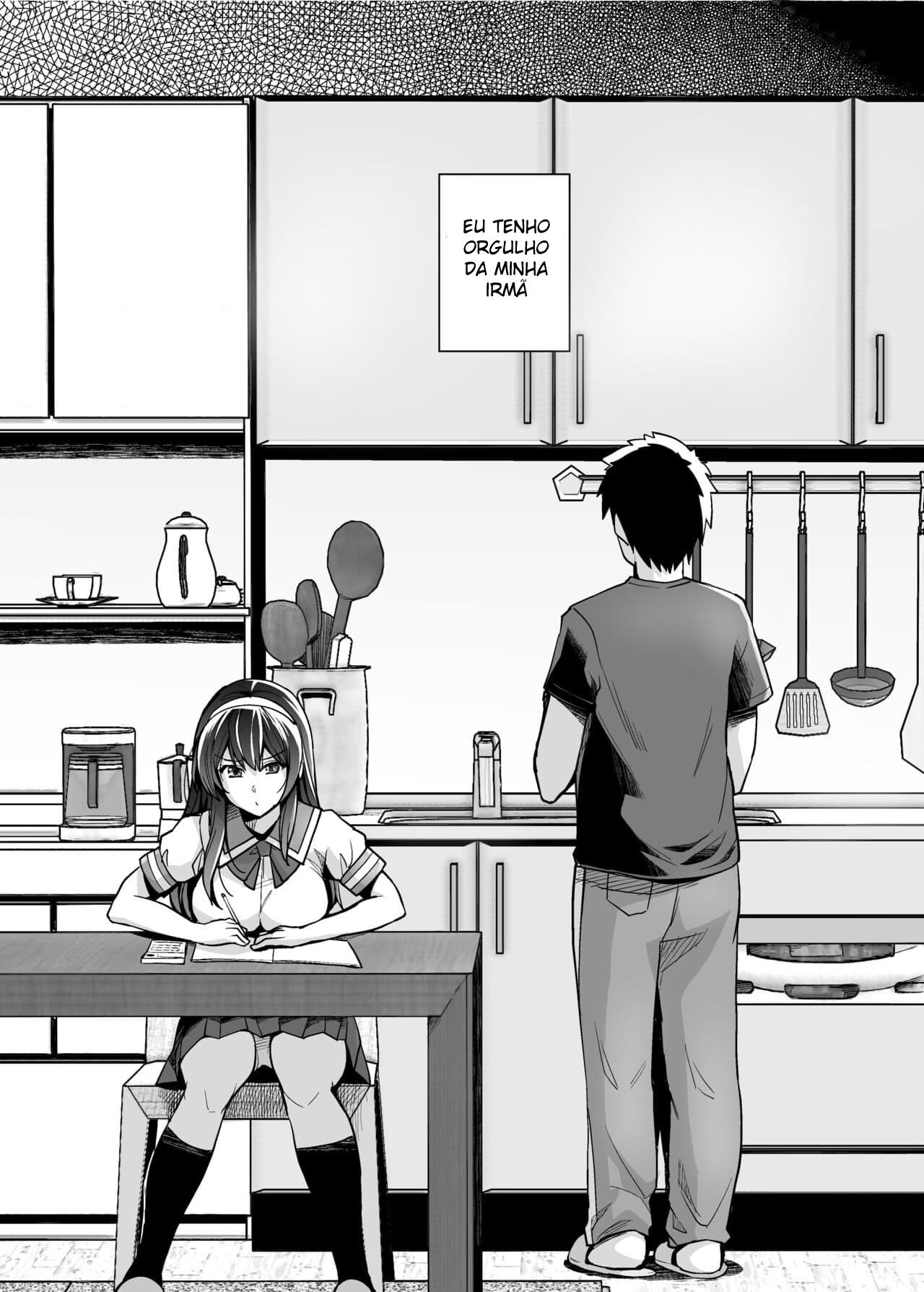 Incesto Entre Pai, Filha e Irmão em Hentai HQ Brasileiro