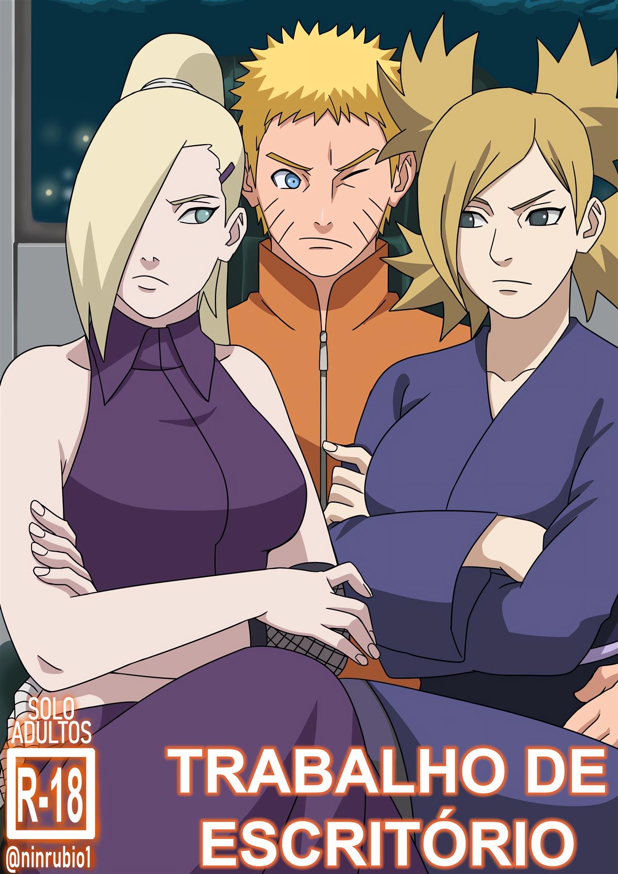 Naruto e Ino: Putaria no Escritório do Hokage - Hentai HQ Brasileiro