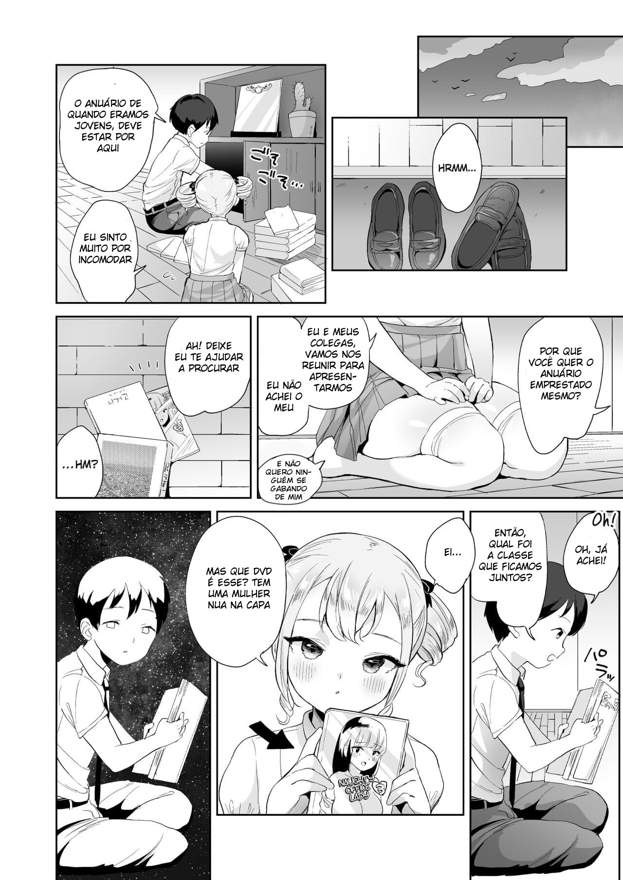 Professora Piranha Dando a Buceta Mulata em Colegiais - Hentai HQ Brasileiro