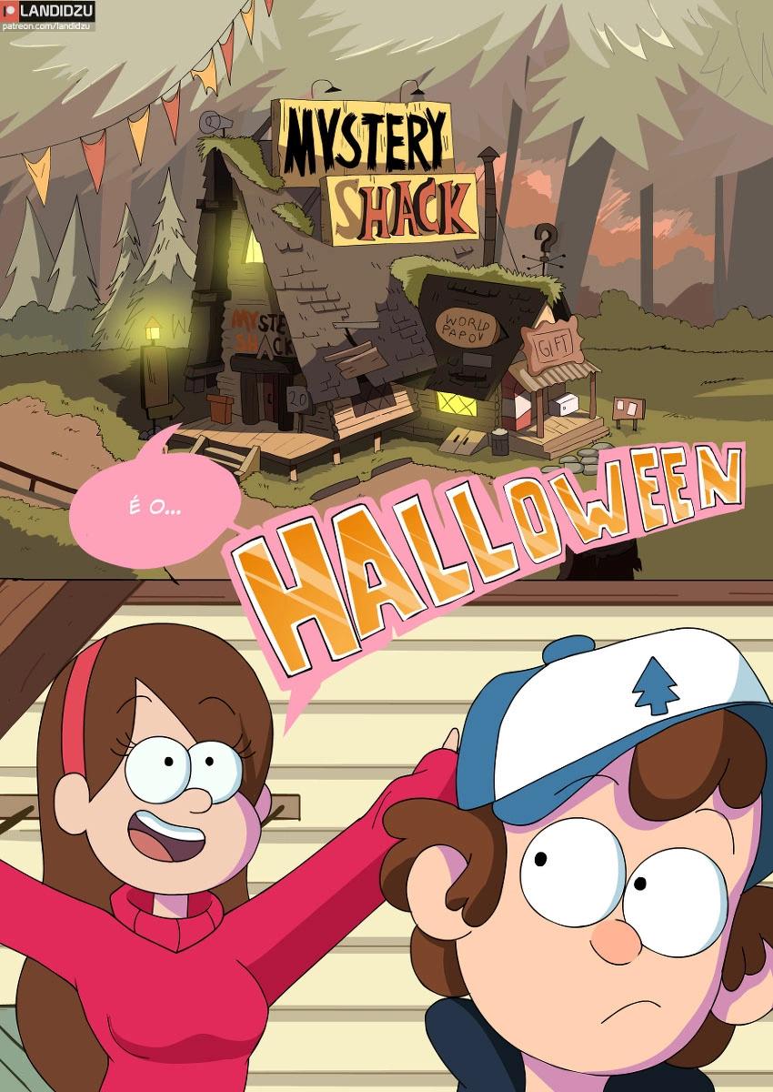 Halloween Ardente: Dipper e Suas Amigas Piranhas na Putaria em Hentai HQ Brasileiro