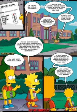 Bart e o Professor Frink: Uma Aula de Ciências Bem Diferente em Hentai HQ