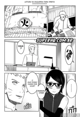 Boruto Hentai: Comendo a Sarada Safadinha Na Sala do Hokage em Hentai HQ