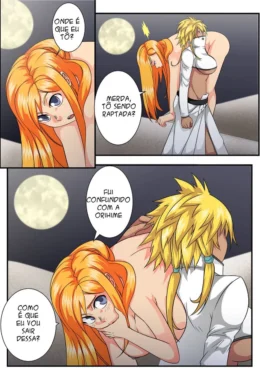 Kon se dando bem com Orihime e Ichigo em Bleach A What If Story Cp.4 - Hentai HQ Brasileiro