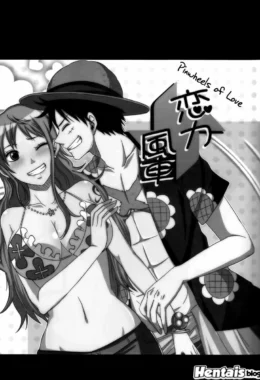 Luffy e a putaria com as gostosas das amigas em anime hentai HQ