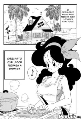 Mestre Kame Socando sua Rola na Buceta da Lunch em Hentai HQ Brasileiro