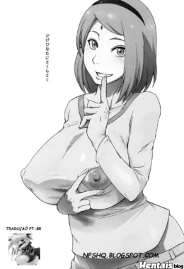 Naruto Metendo a Rola na Amiga Piranha da Esposa em Hentai HQ Brasileiro