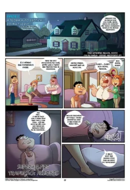 Quagmire na Casa do Peter - Uma Paródia Hentai HQ Cheia de Pica, Buceta e Putaria em HQ Brasileiro