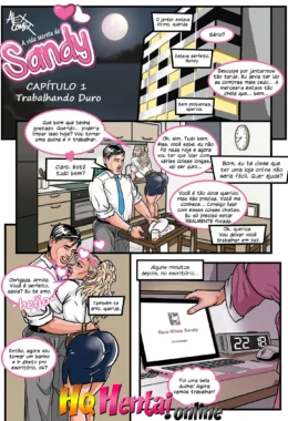 A vida secreta de Sandy – HQ de Sexo – Ler Quadrinho Porno PT-BR