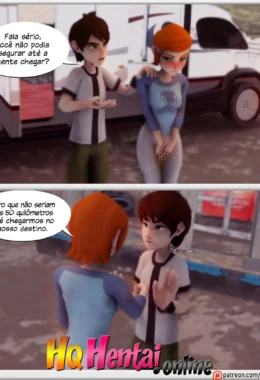 Gwen tem uma surpresa no banheiro – Ben 10 Porno – Legendas em PT-BR