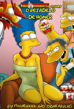 O pesadelo de Homer – Quadrinhos Eroticos – Sem Censura