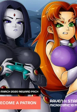 Ravena x Estelar – Jovens Titãs Hentai – Tradução Completa