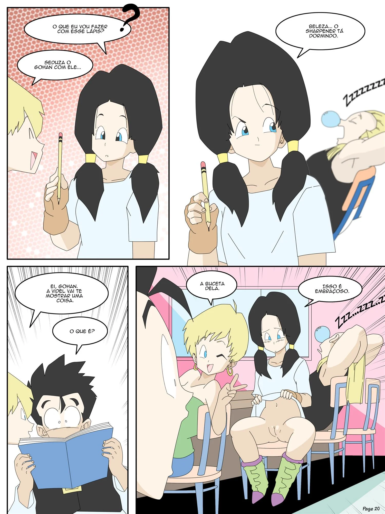 A chantagem de Videl – Boquete – Quadrinho De Sexo Em PT-BR