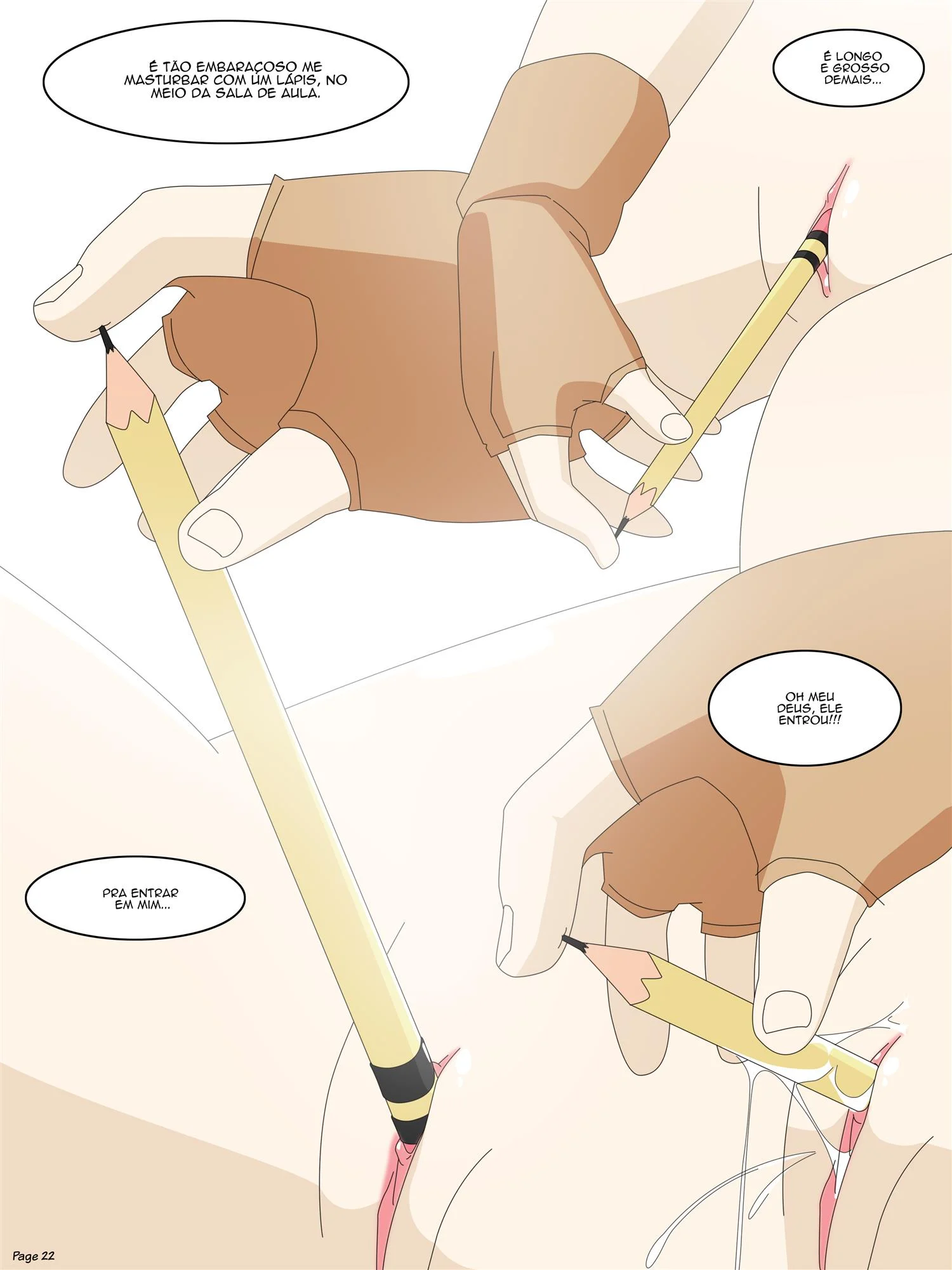 A chantagem de Videl – Boquete – Quadrinho De Sexo Em PT-BR