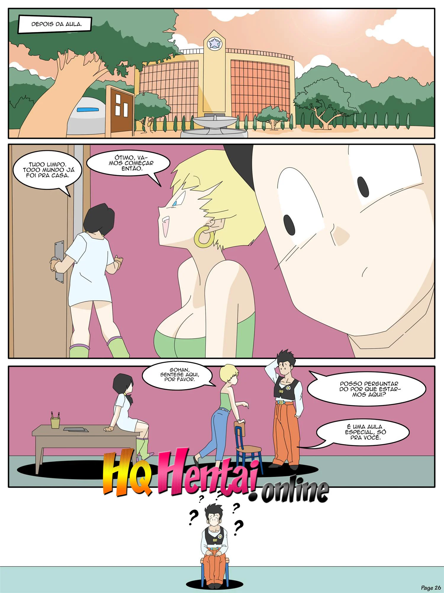 A chantagem de Videl – Boquete – Quadrinho De Sexo Em PT-BR