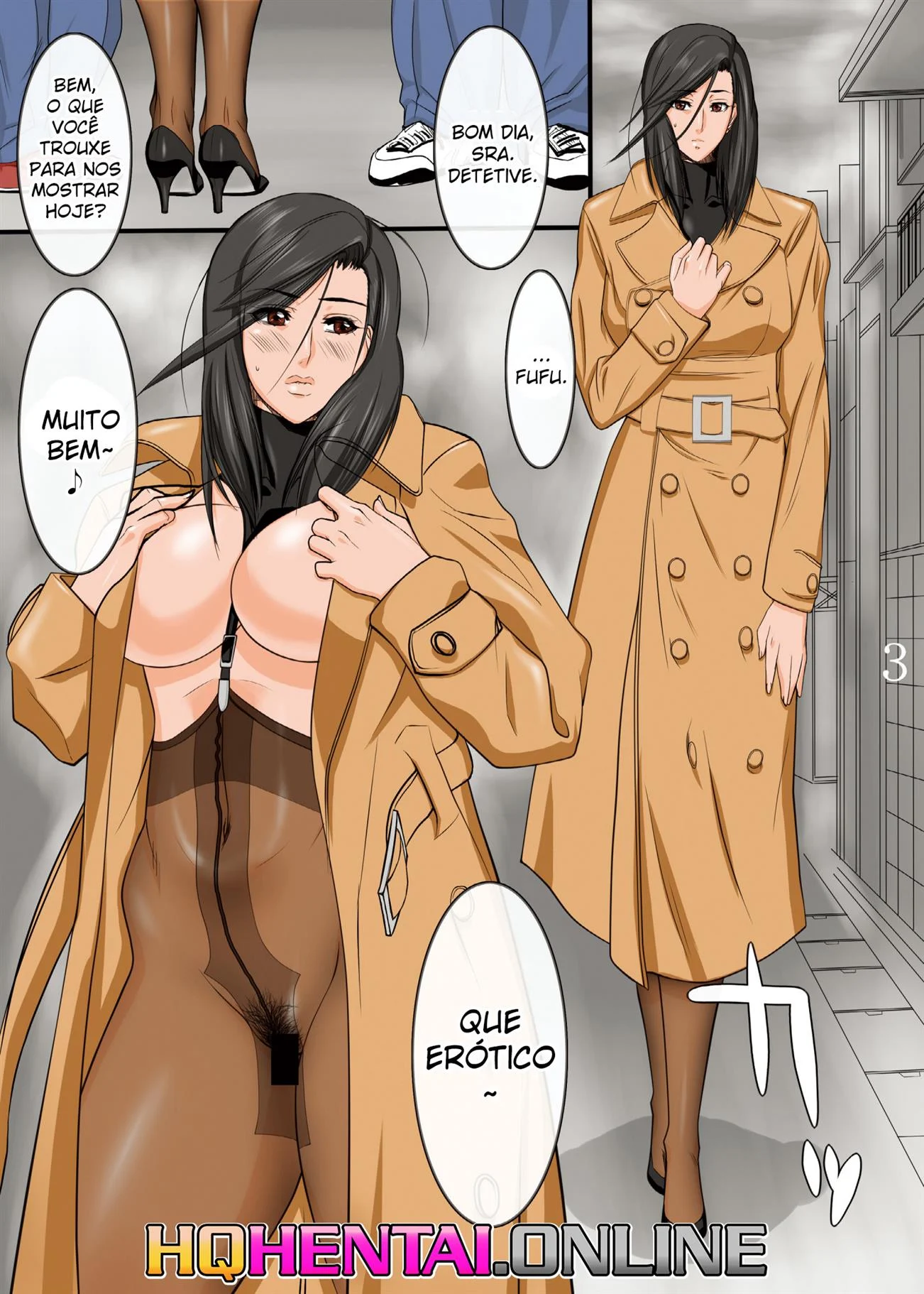 A detetive exibicionista &ndash; Penetra&ccedil;&atilde;o Dupla &ndash; Exclusivo aqui