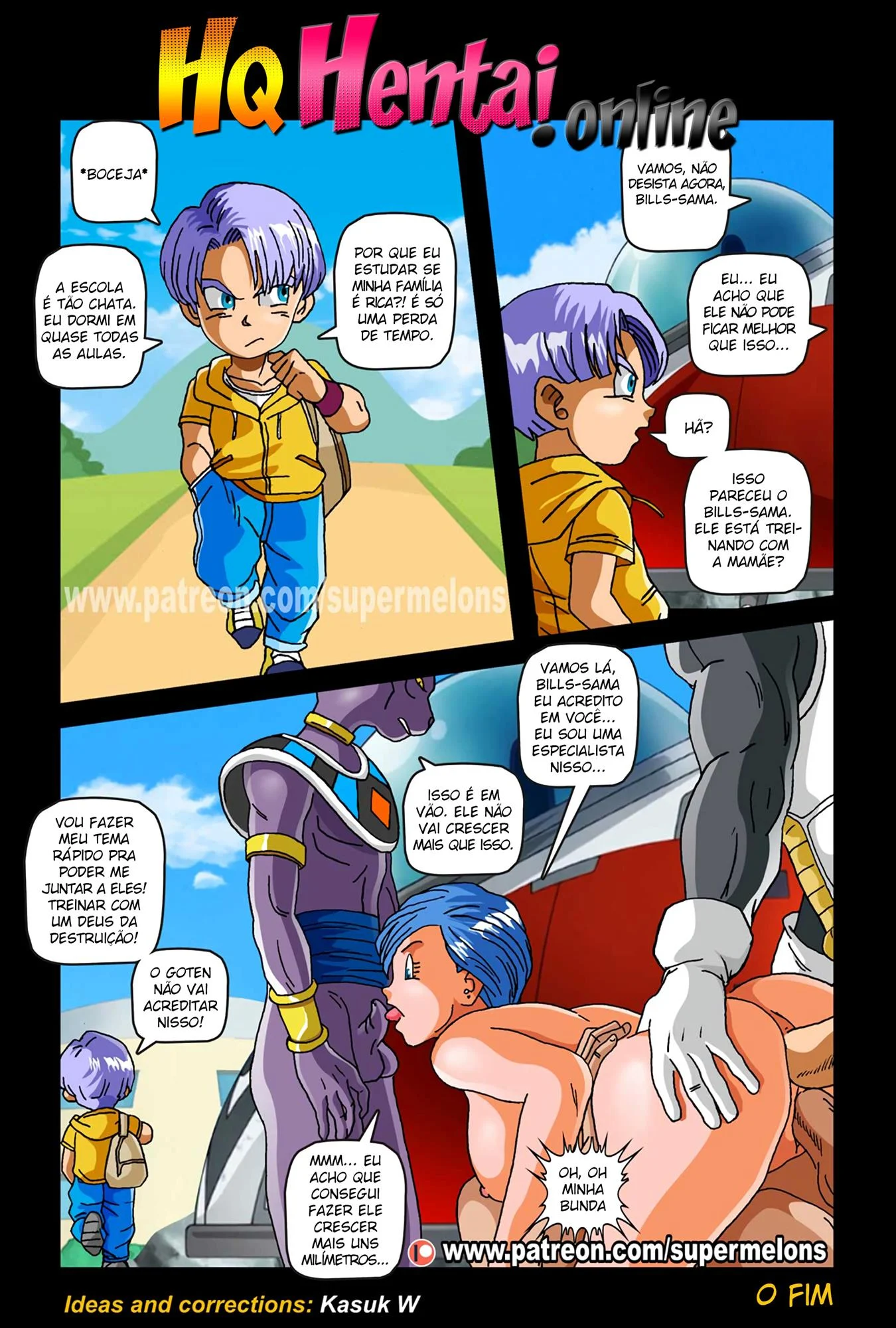 A F&uacute;ria de Bills &ndash; Dragon Ball Super Hentai &ndash; PT-BR