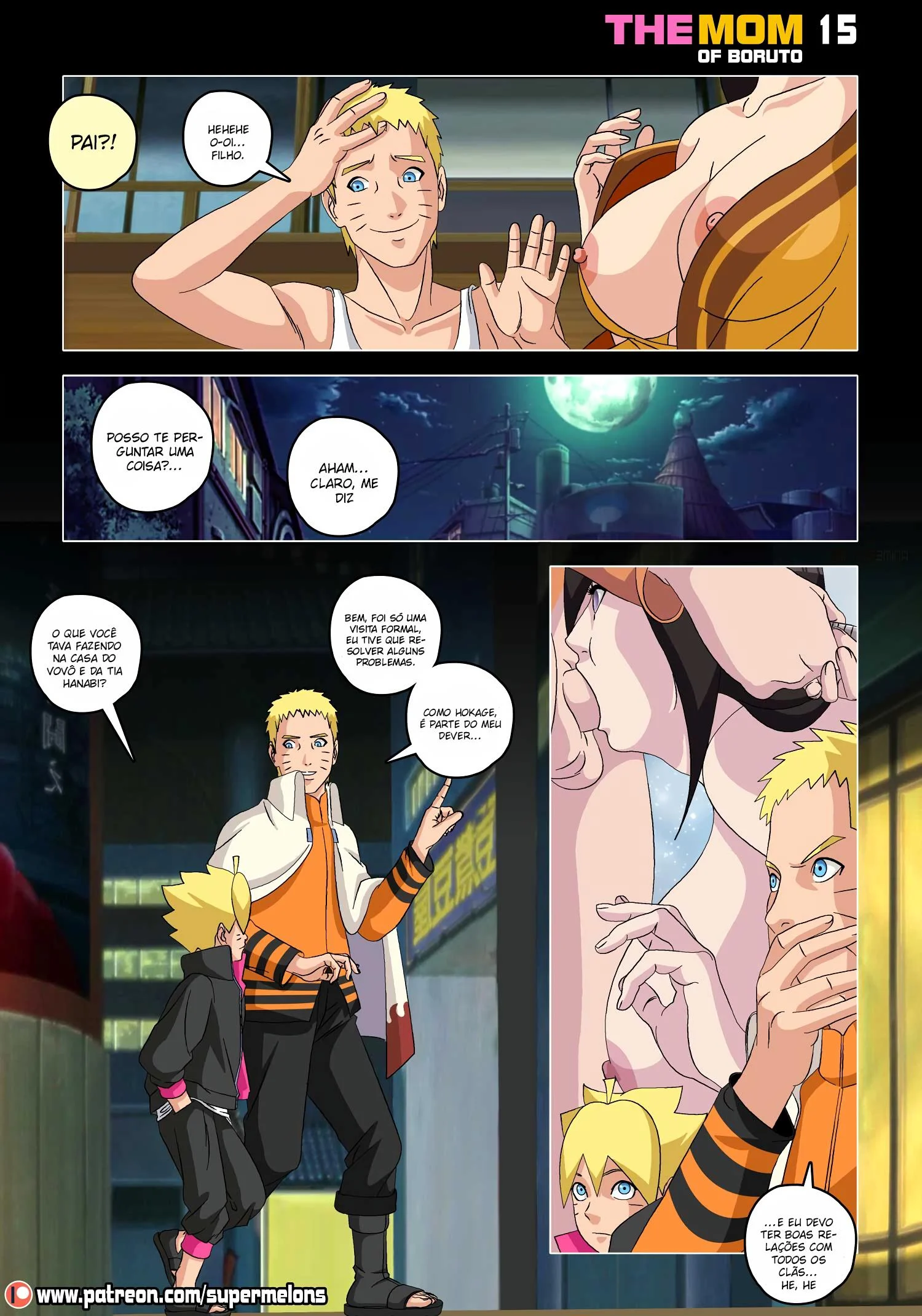 A m&atilde;e de Boruto &ndash; HQ Hentai &ndash; Tradu&ccedil;&atilde;o Completa
