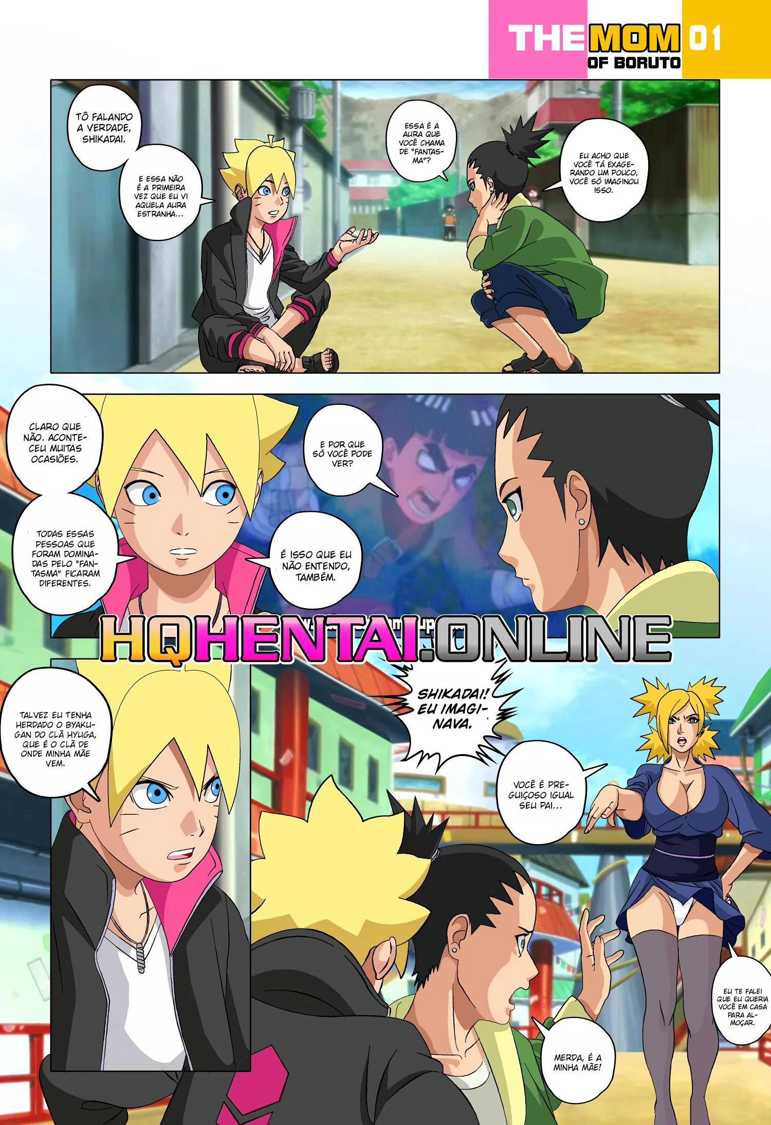 A m&atilde;e de Boruto &ndash; HQ Hentai &ndash; Tradu&ccedil;&atilde;o Completa