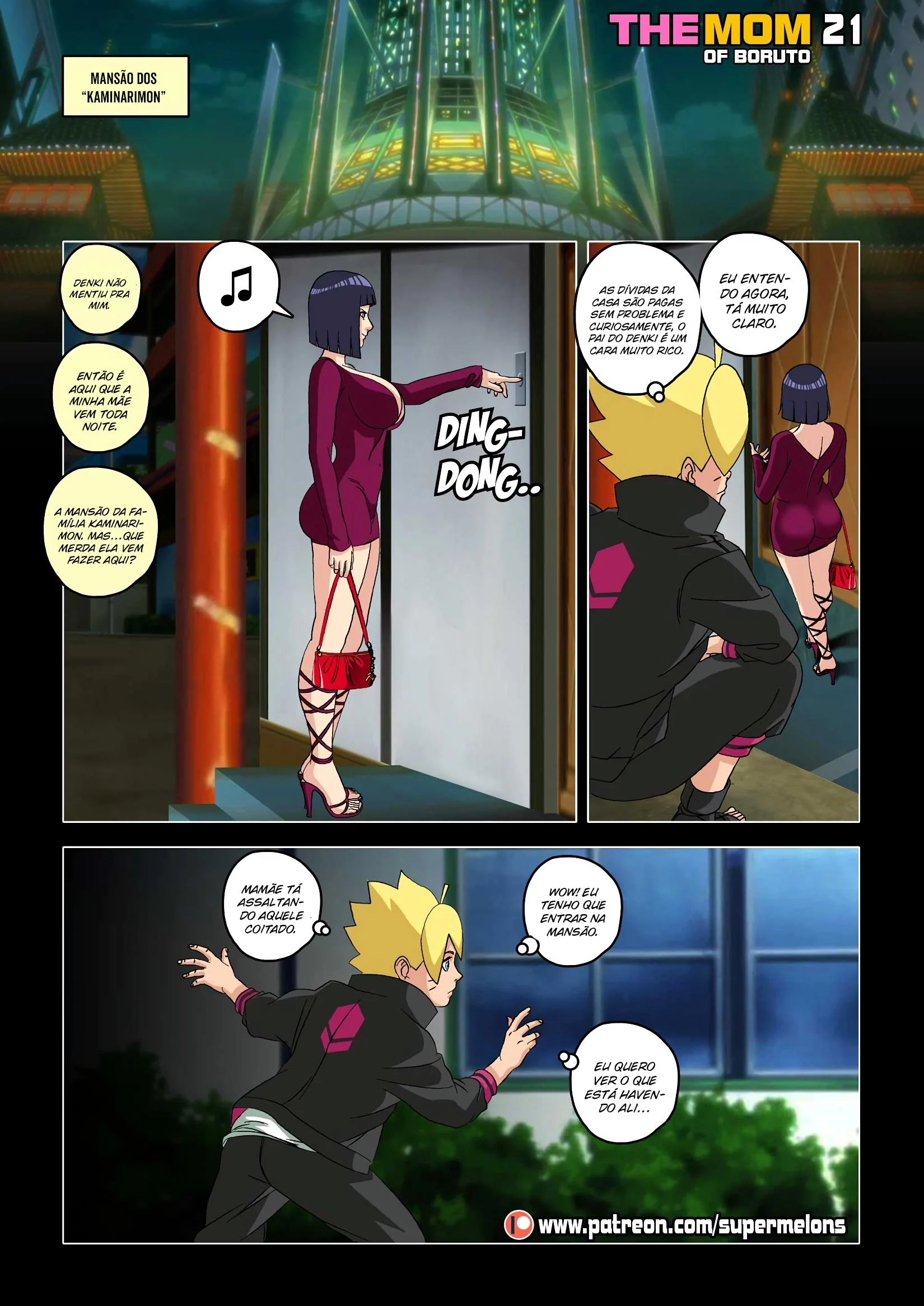 A m&atilde;e de Boruto &ndash; HQ Hentai &ndash; Tradu&ccedil;&atilde;o Completa