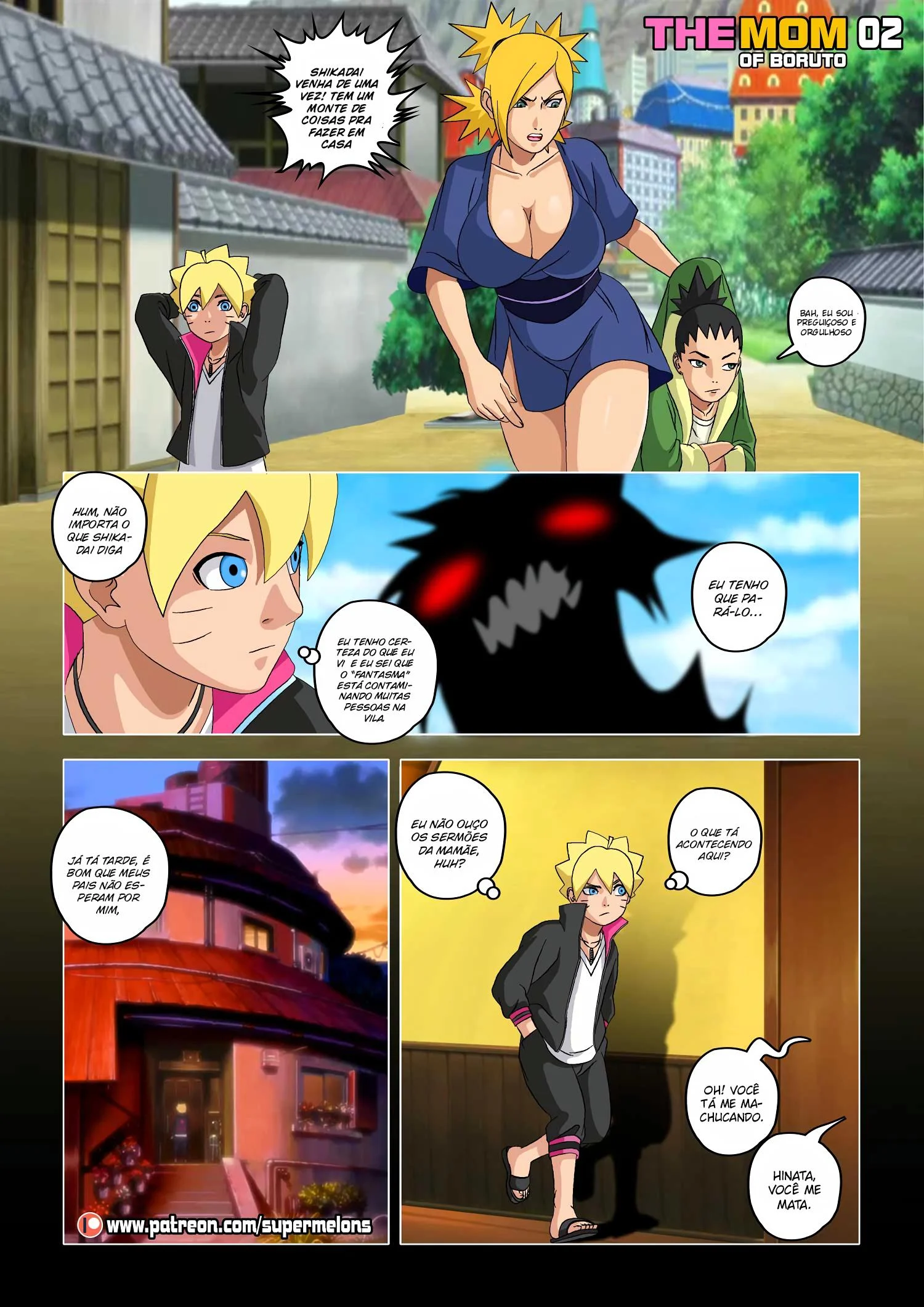 A m&atilde;e de Boruto &ndash; HQ Hentai &ndash; Tradu&ccedil;&atilde;o Completa