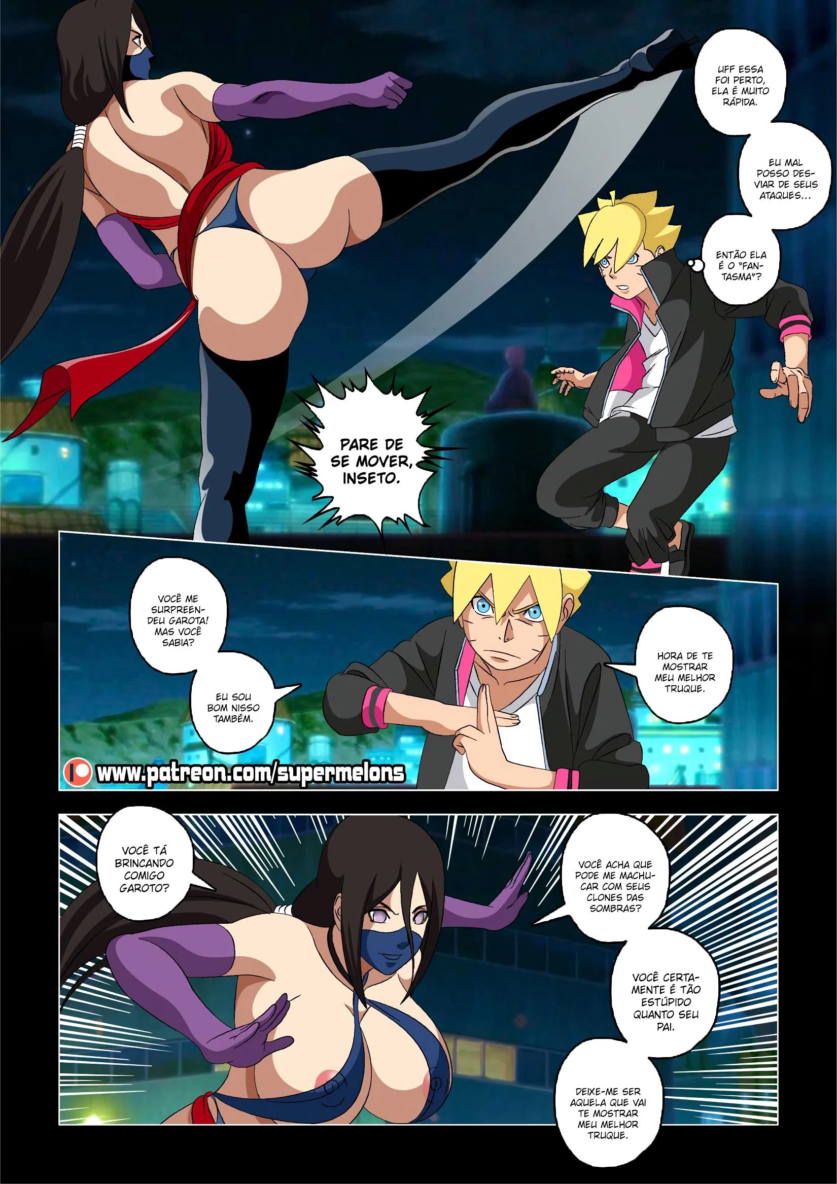 A m&atilde;e de Boruto &ndash; HQ Hentai &ndash; Tradu&ccedil;&atilde;o Completa