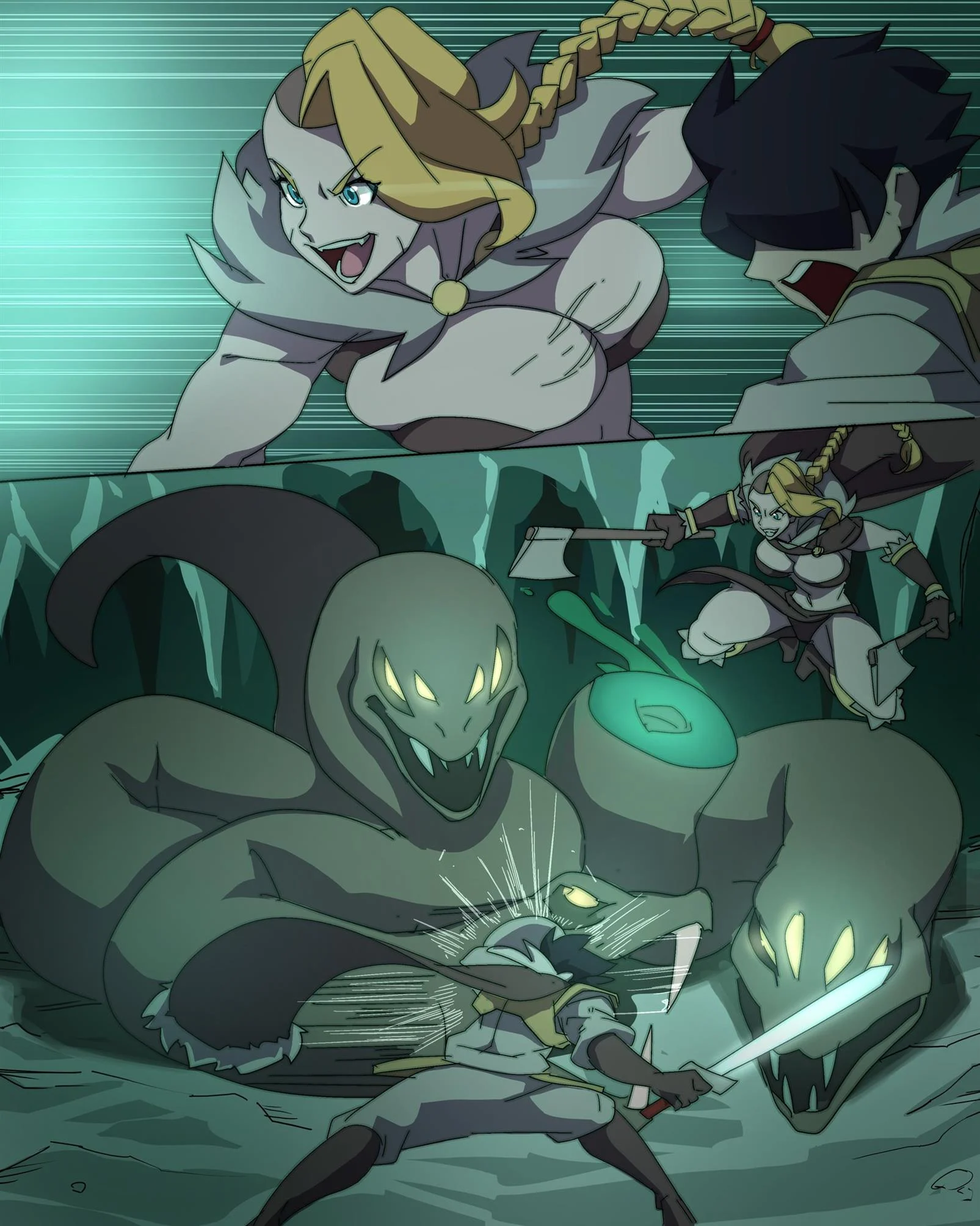 A primeira vez da ca&ccedil;adora virgem &ndash; HQ Hentai &ndash; Novo HQ