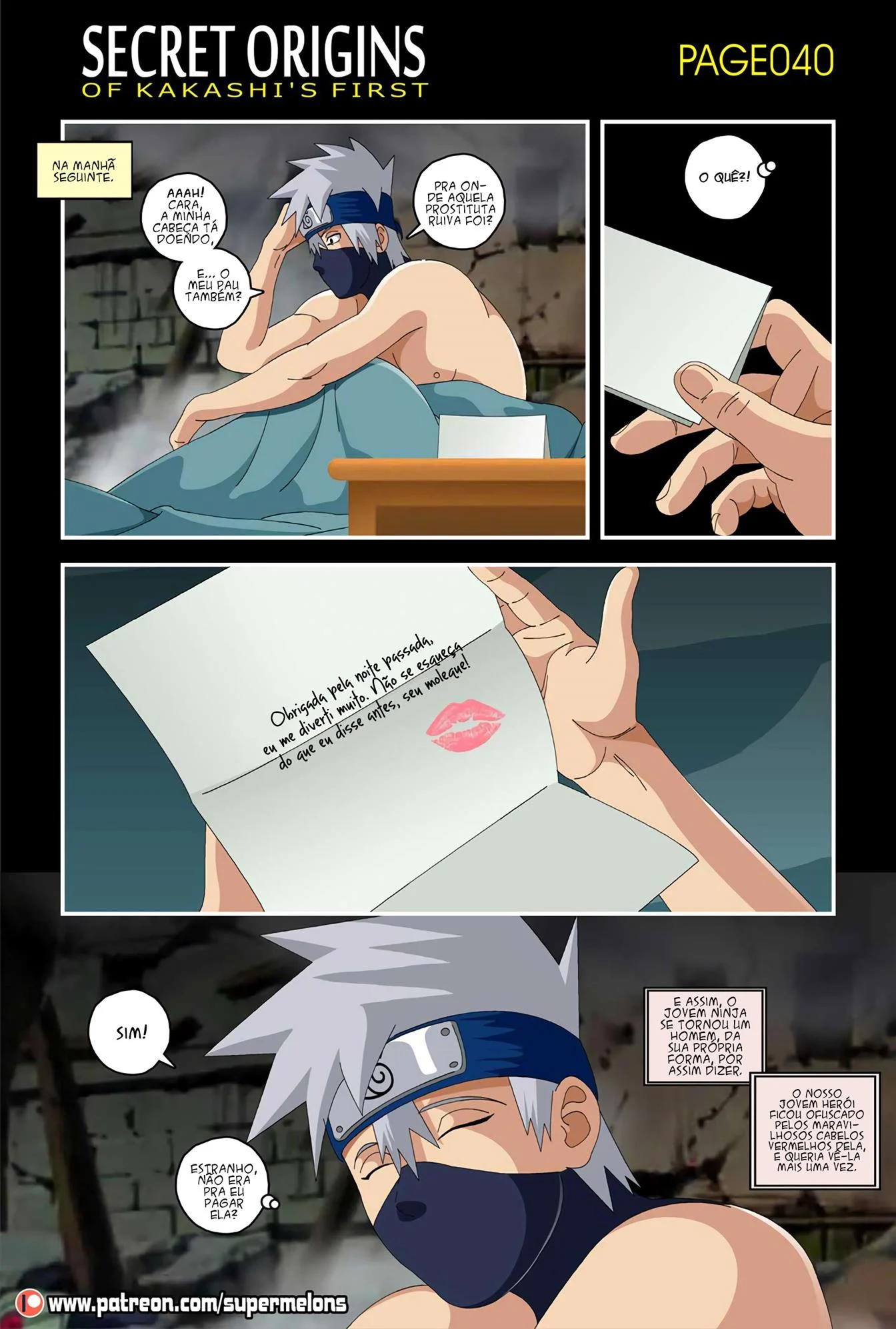 A primeira vez de Kakashi &ndash; Novinho &ndash; Exclusivo aqui