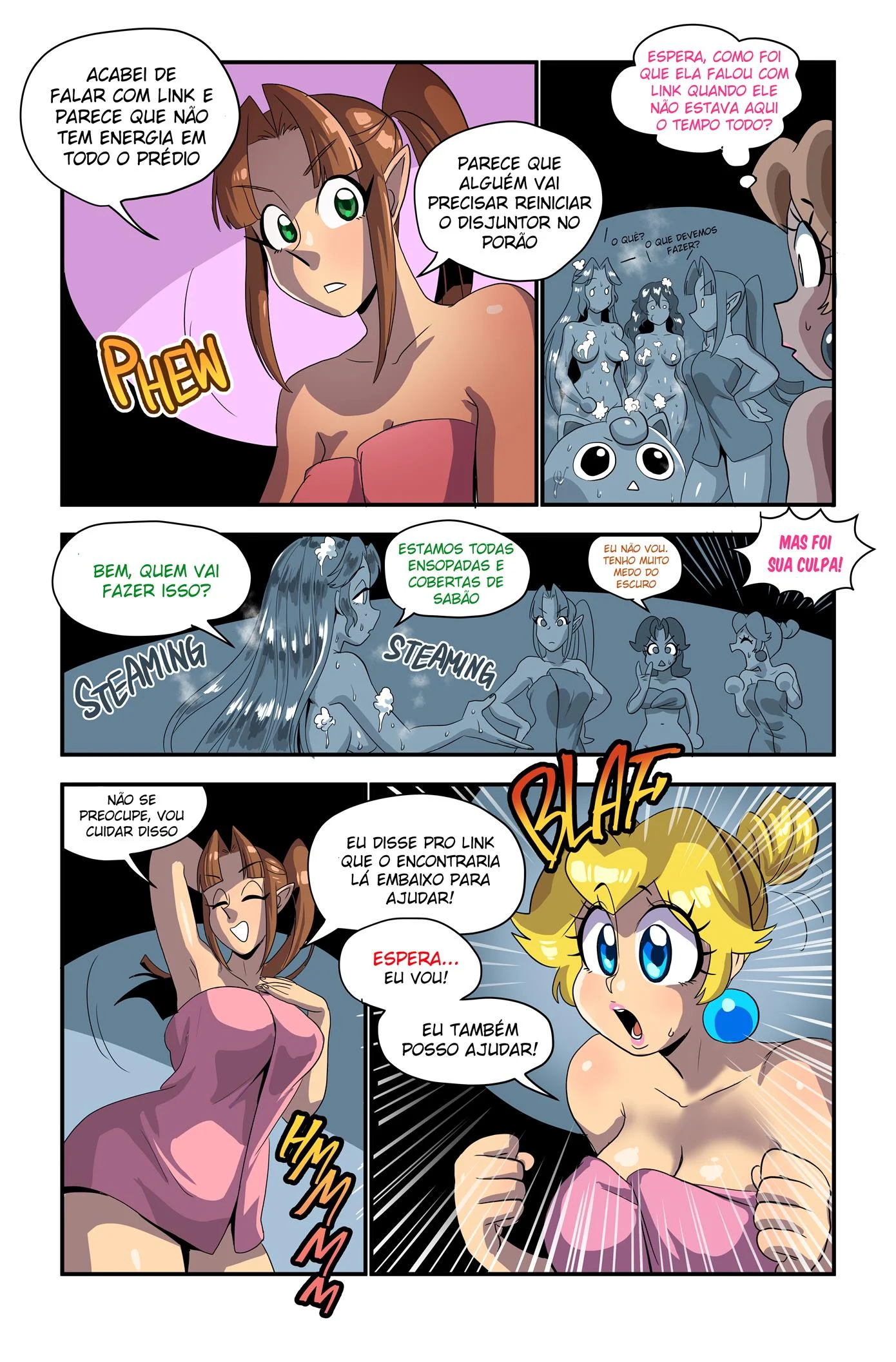 A princesa lutadora 2 &ndash; The Legend of Zelda Hentai &ndash; Todo em PT-BR