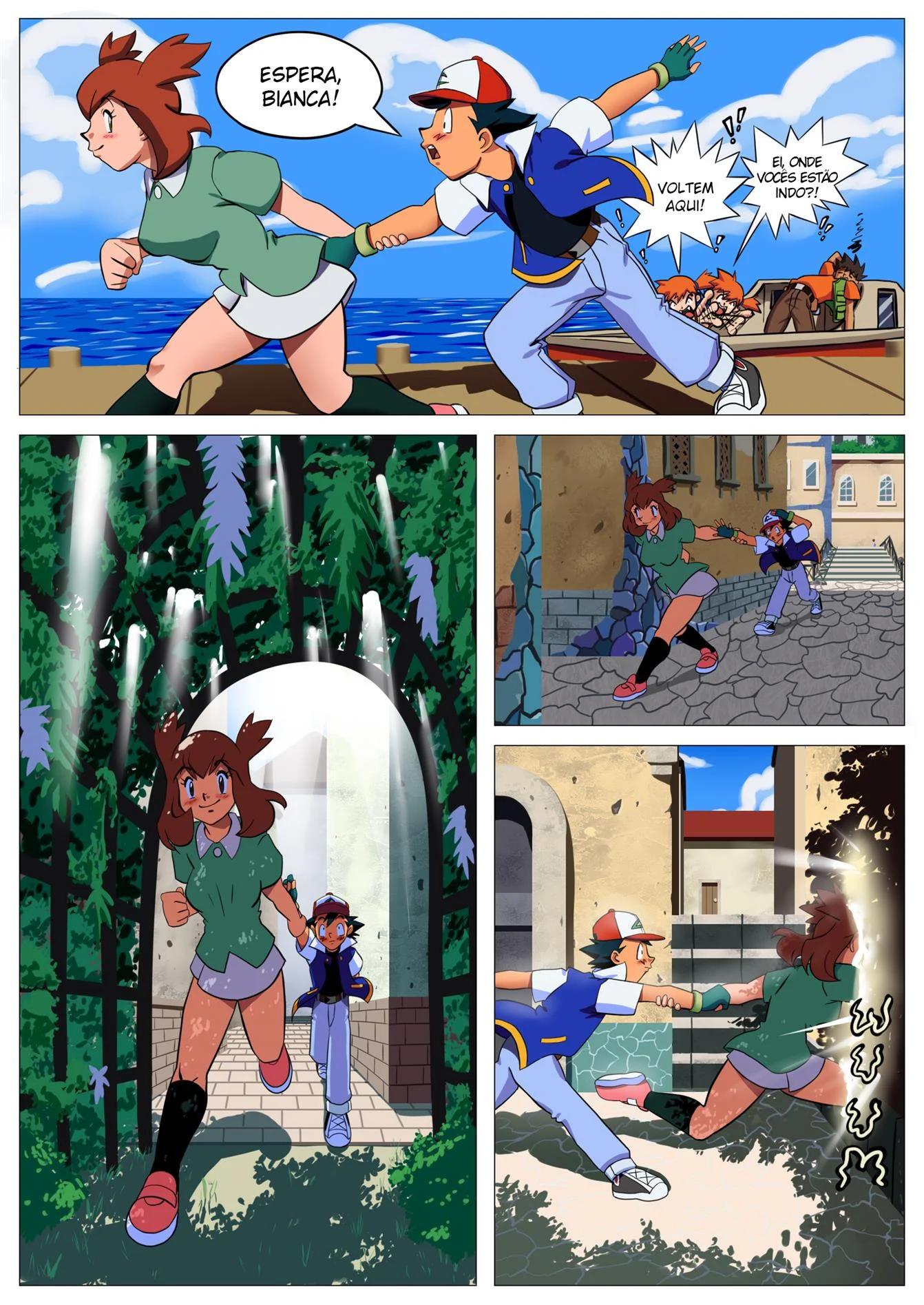 A recompensa de Ash &ndash; Anal &ndash; Quadrinho em Portugu&ecirc;s PT-BR