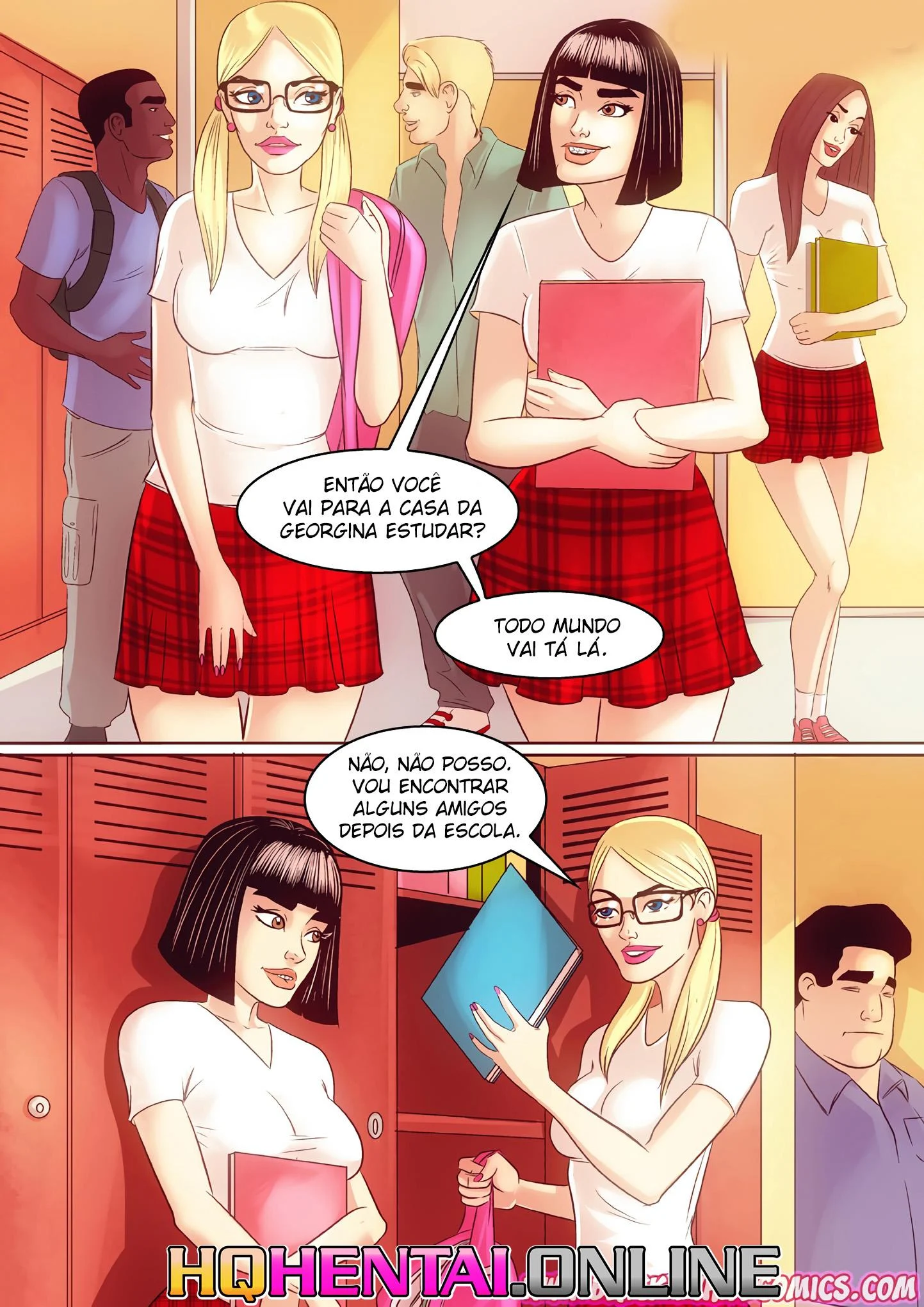A vadia do colégio – HQ de Sexo – Tradução Completa A vadia do colégio – HQ de Sexo – Tradução Completa