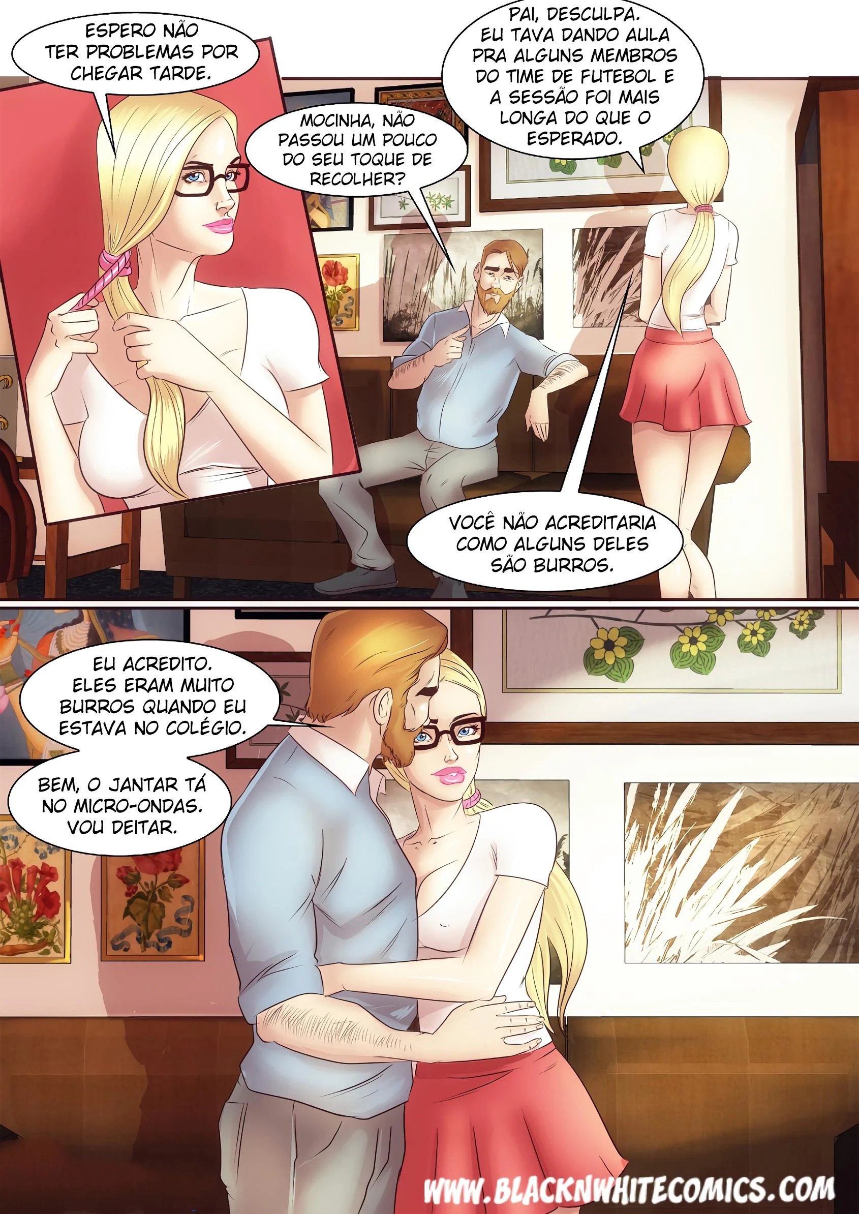 A vadia do col&eacute;gio &ndash; HQ de Sexo &ndash; Tradu&ccedil;&atilde;o Completa