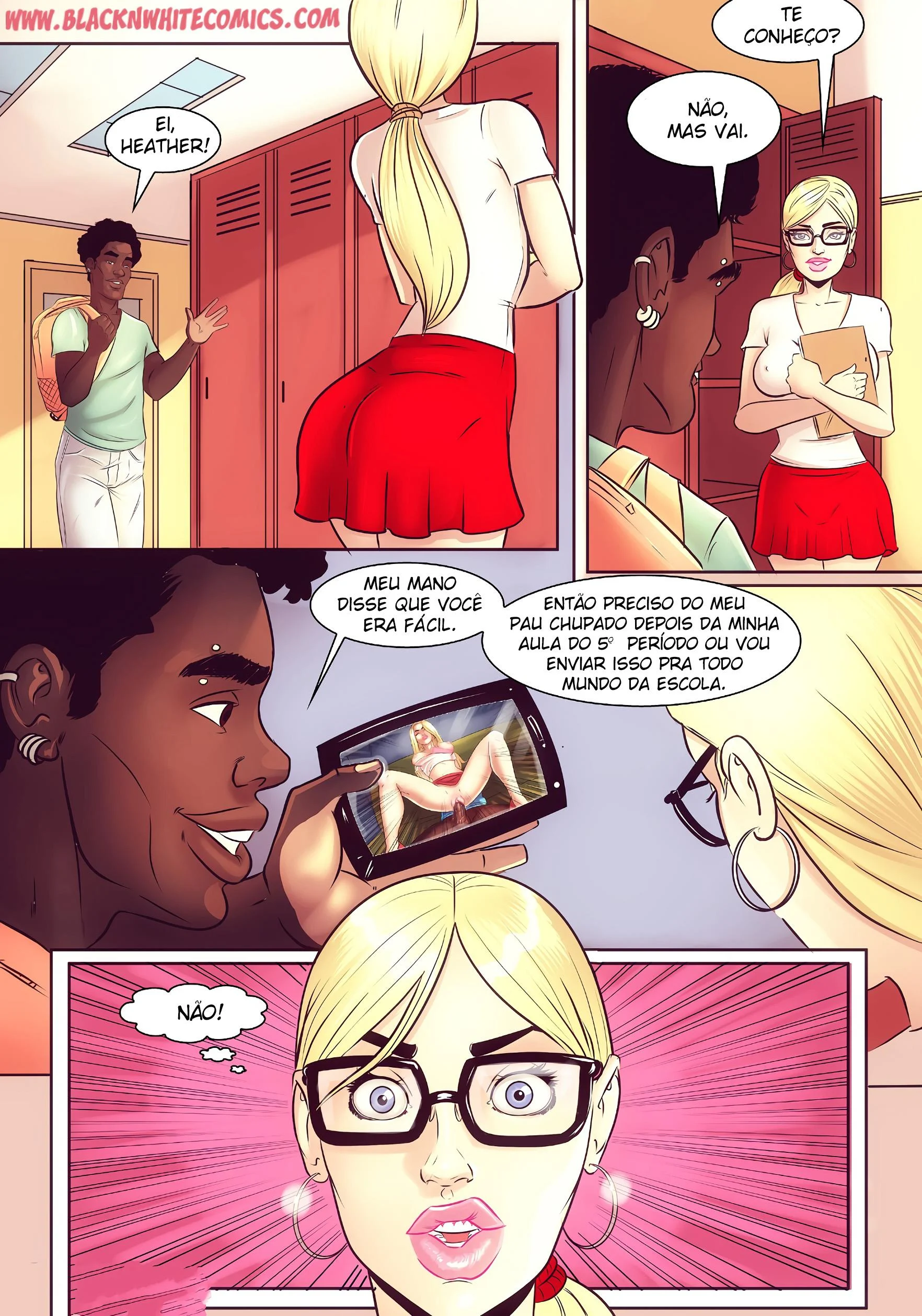 A vadia do col&eacute;gio &ndash; HQ de Sexo &ndash; Tradu&ccedil;&atilde;o Completa