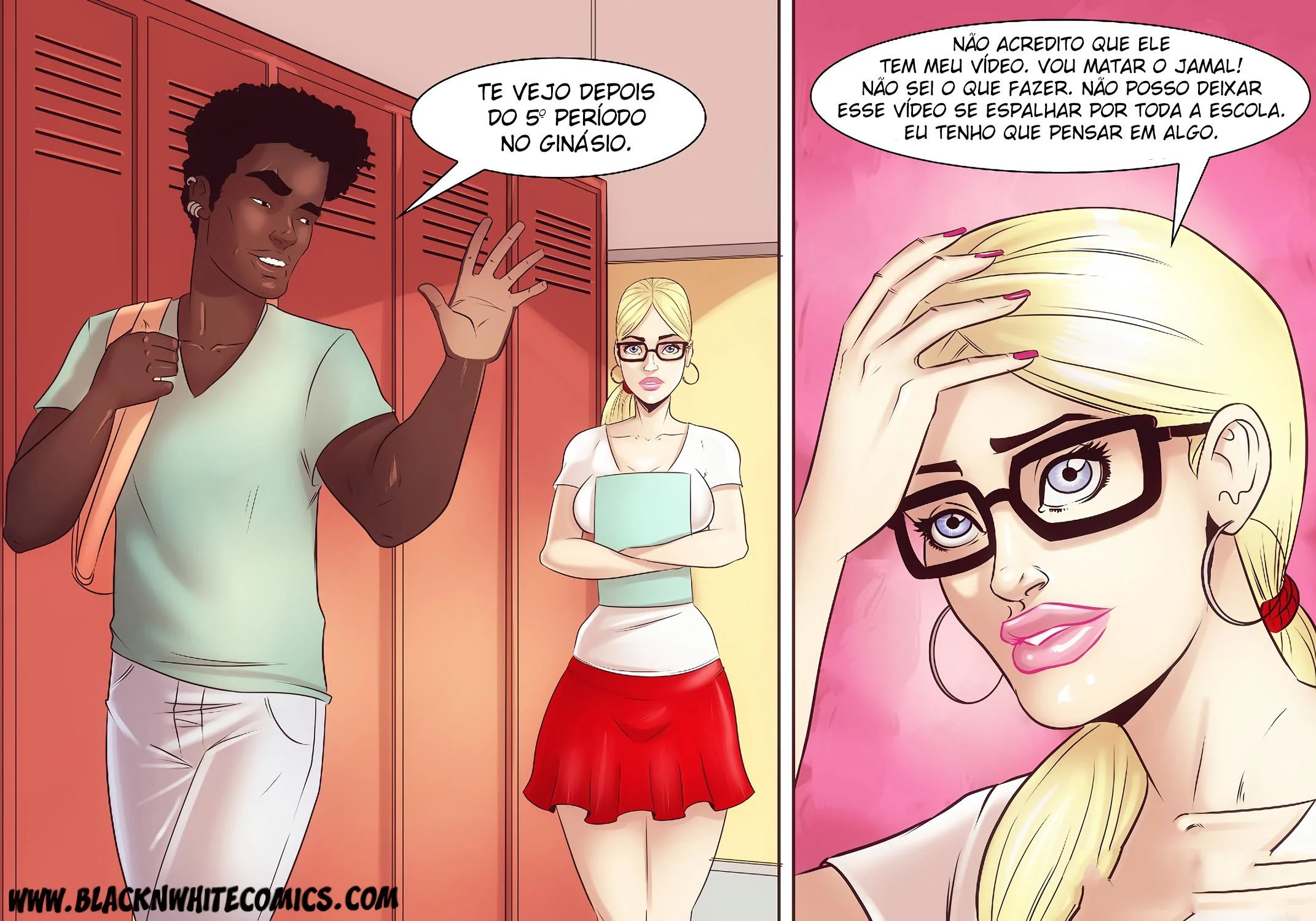 A vadia do col&eacute;gio &ndash; HQ de Sexo &ndash; Tradu&ccedil;&atilde;o Completa