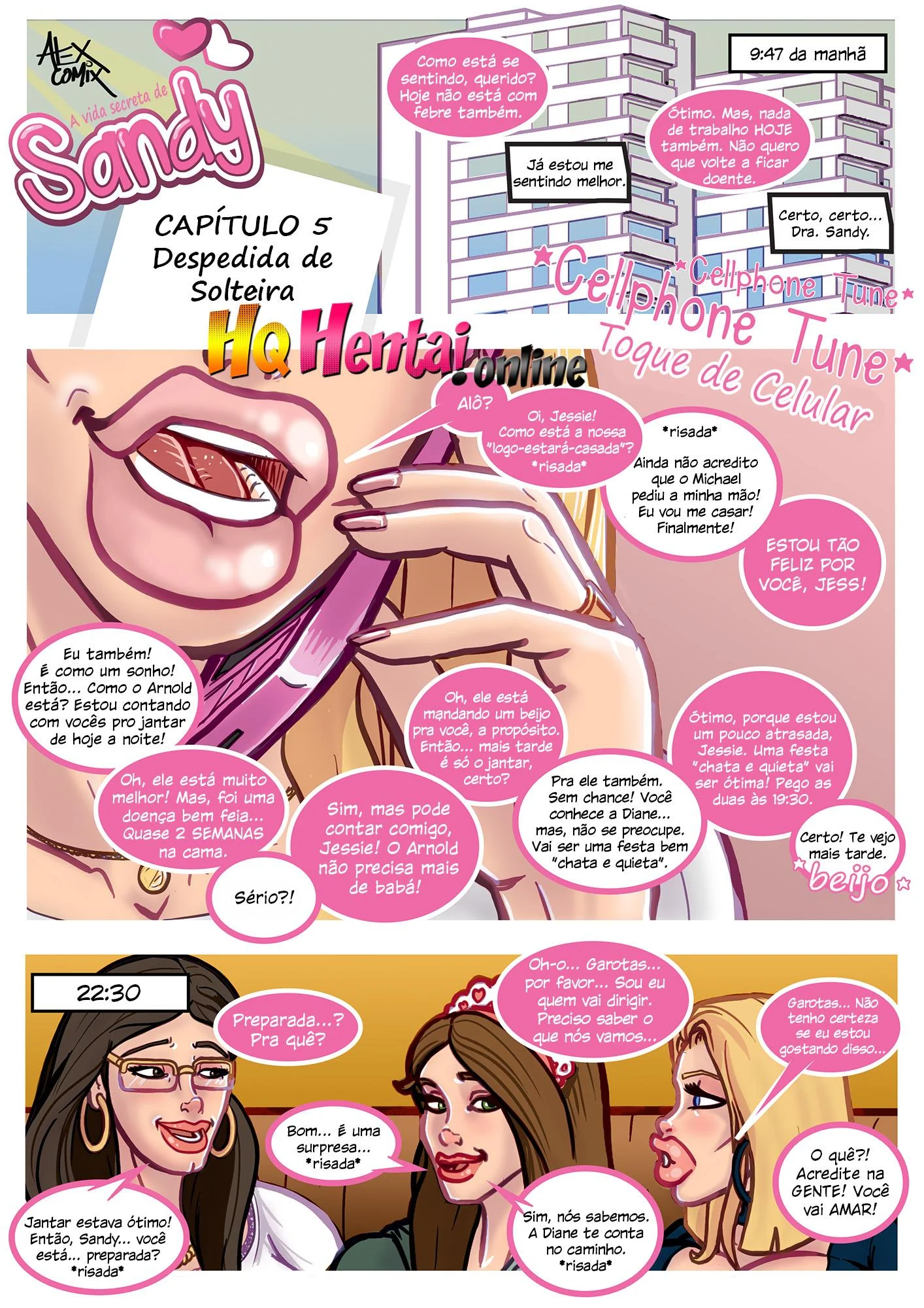 A vida secreta de Sandy &ndash; HQ de Sexo &ndash; Ler Quadrinho Porno PT-BR