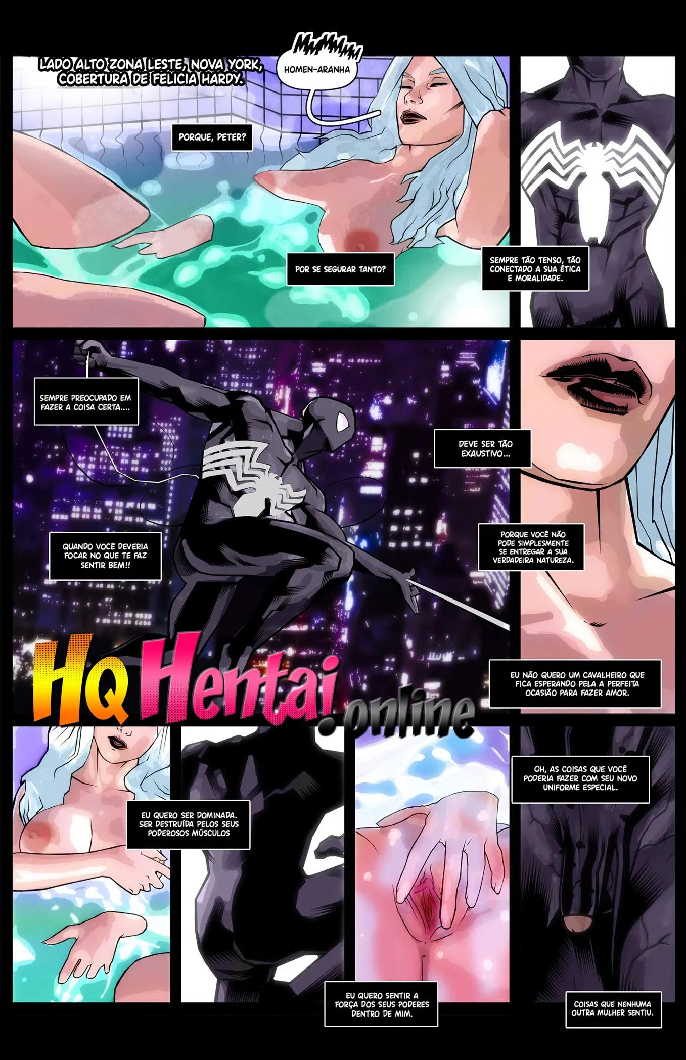 Anal Forçado com a Gata Negra – HQ de Sexo – Exclusivo aqui