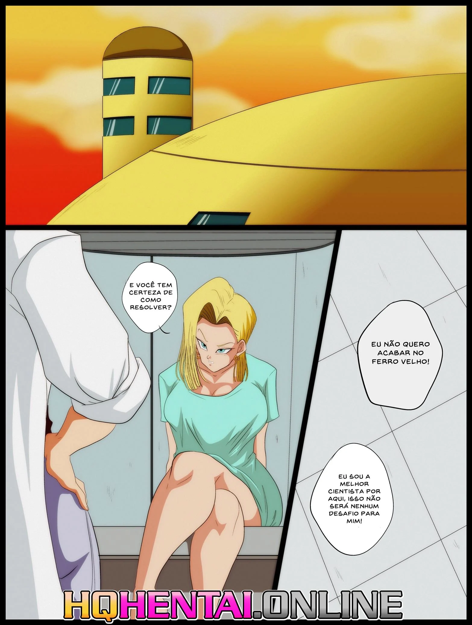 Andróide 18 x Bulma – Loira – Legendas em PT-BR Andróide 18 x Bulma – Loira – Legendas em PT-BR