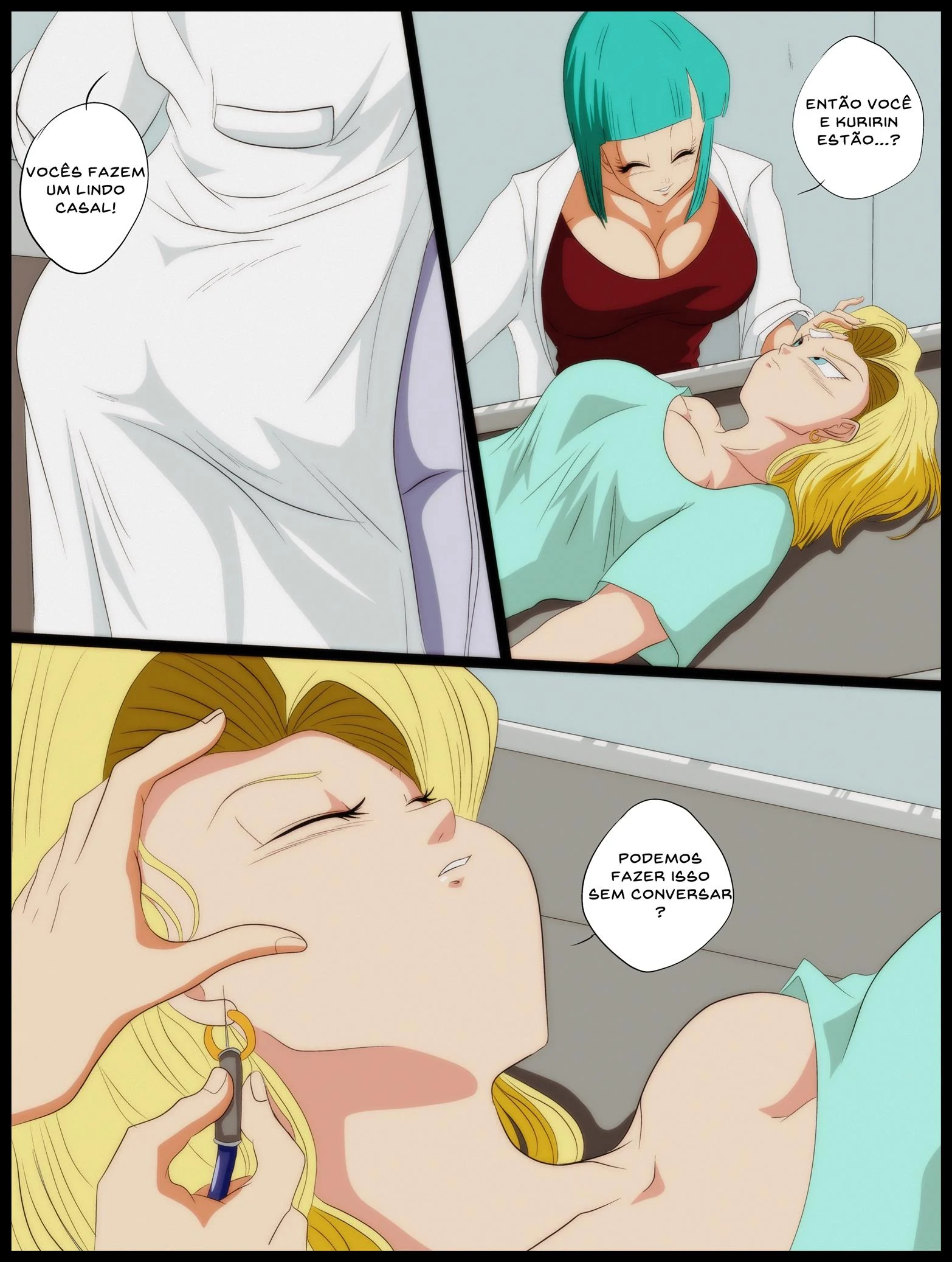 Andróide 18 x Bulma – Loira – Legendas em PT-BR Andróide 18 x Bulma – Loira – Legendas em PT-BR