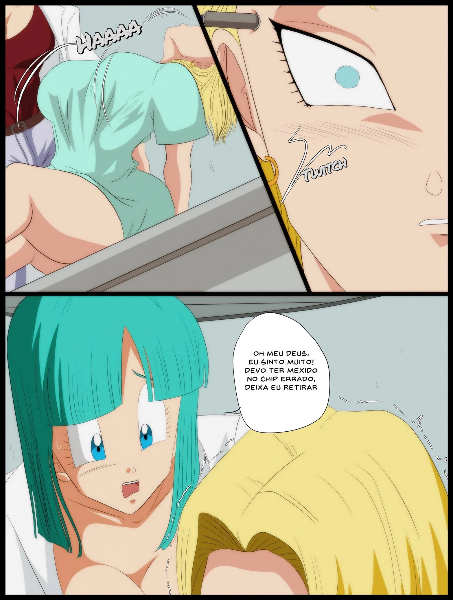 Andróide 18 x Bulma – Loira – Legendas em PT-BR