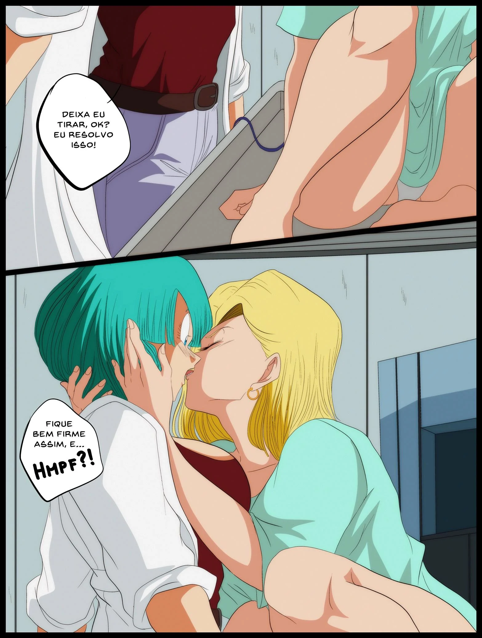 Andróide 18 x Bulma – Loira – Legendas em PT-BR