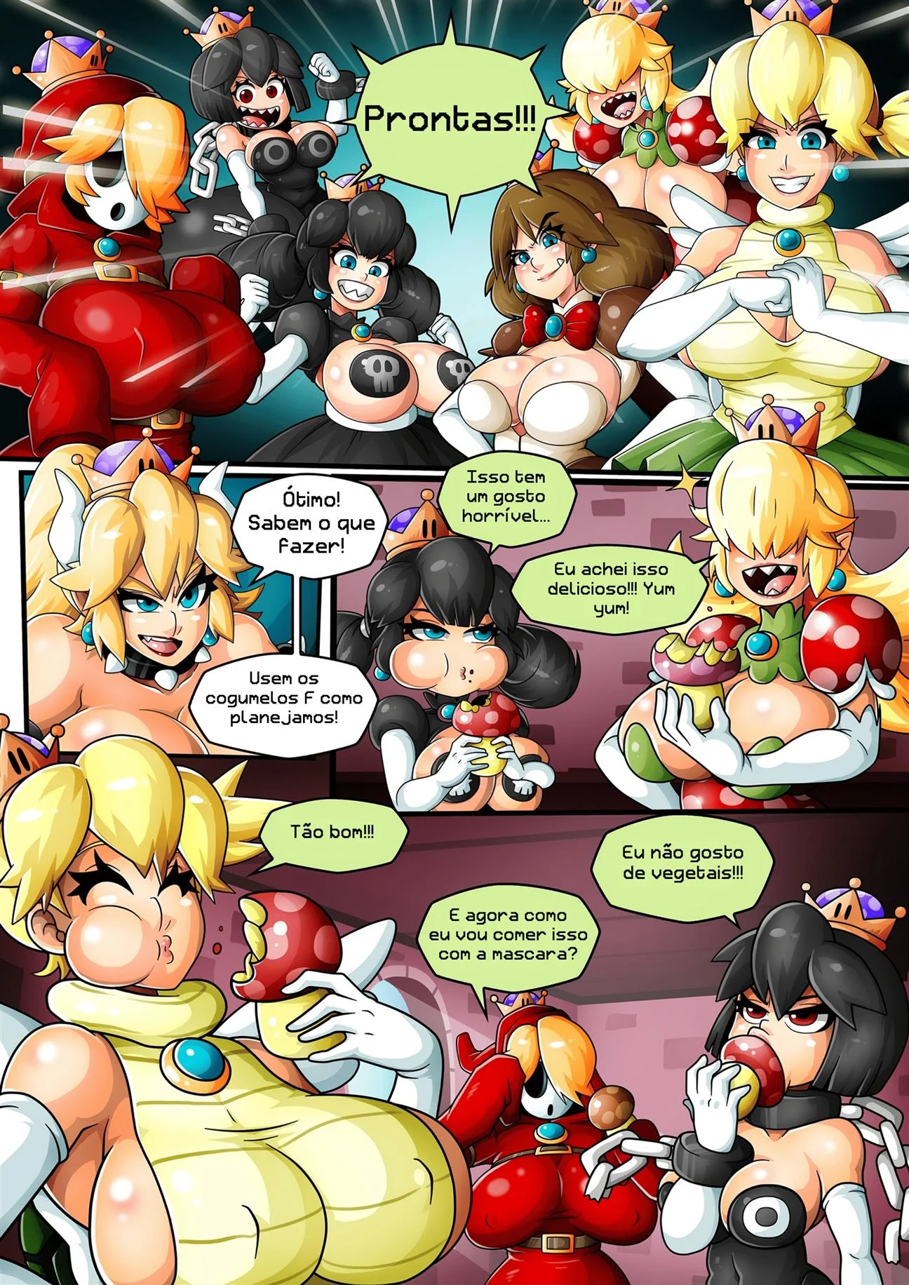 As aventuras de Bowsette &ndash; Espanhola &ndash; Quadrinho em Portugu&ecirc;s PT-BR