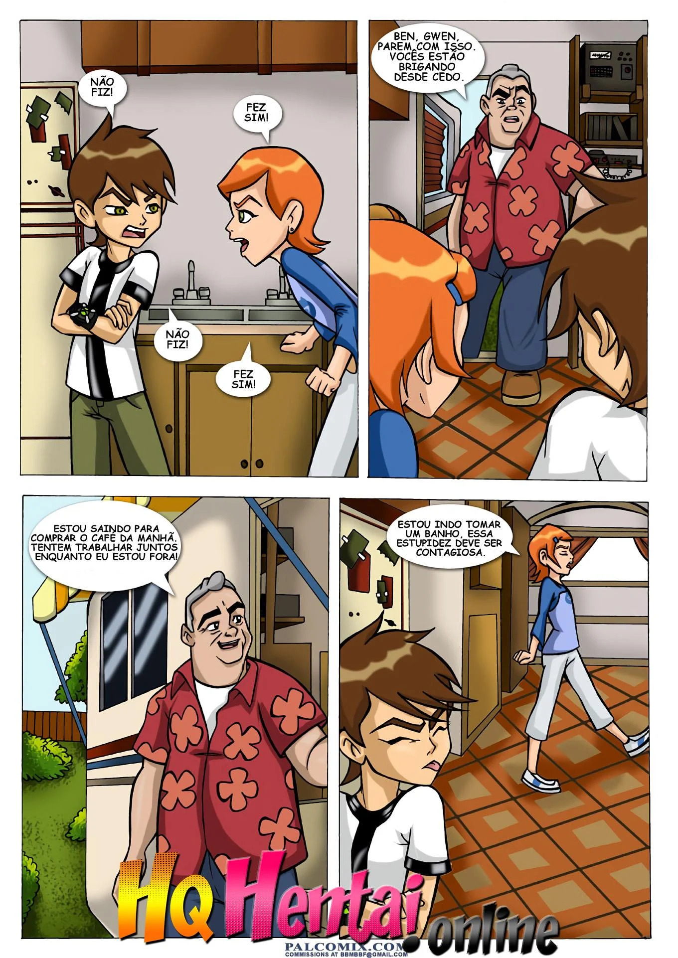 As novas experi&ecirc;ncias de Ben 10 &ndash; Quadrinhos Eroticos &ndash; Todo em PT-BR