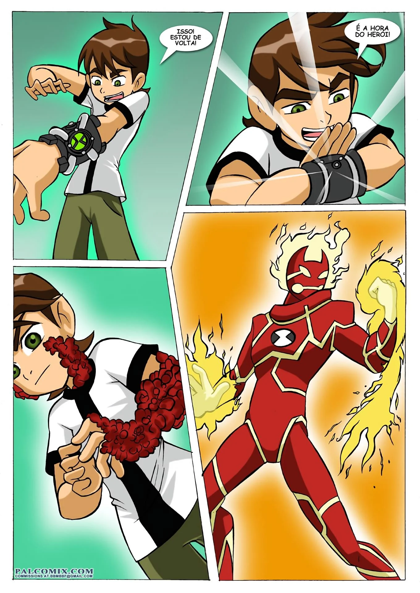 As novas experi&ecirc;ncias de Ben 10 &ndash; Quadrinhos Eroticos &ndash; Todo em PT-BR