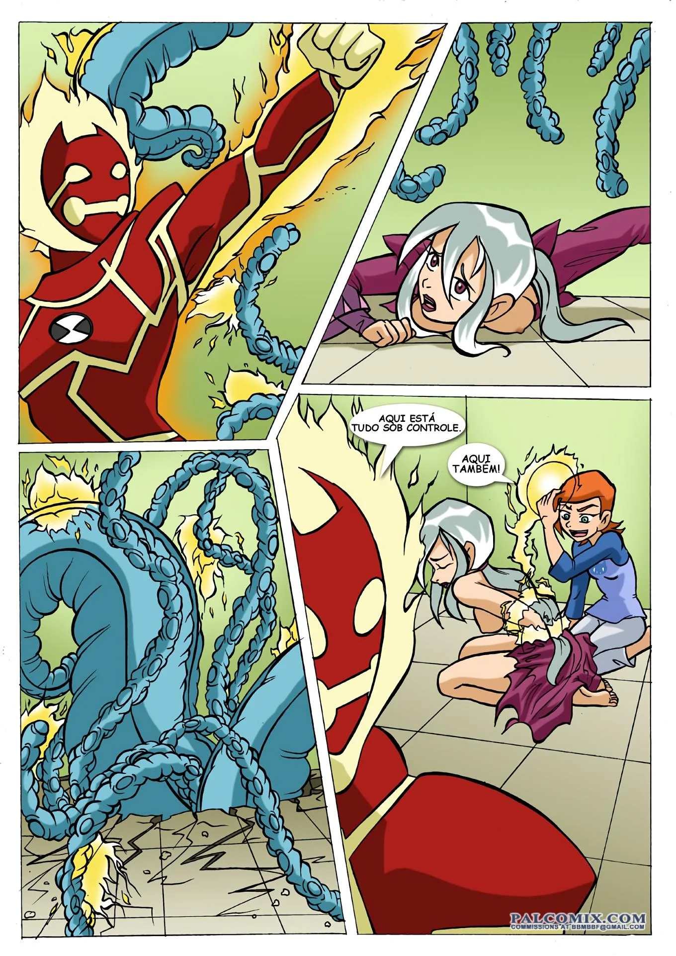 As novas experi&ecirc;ncias de Ben 10 &ndash; Quadrinhos Eroticos &ndash; Todo em PT-BR