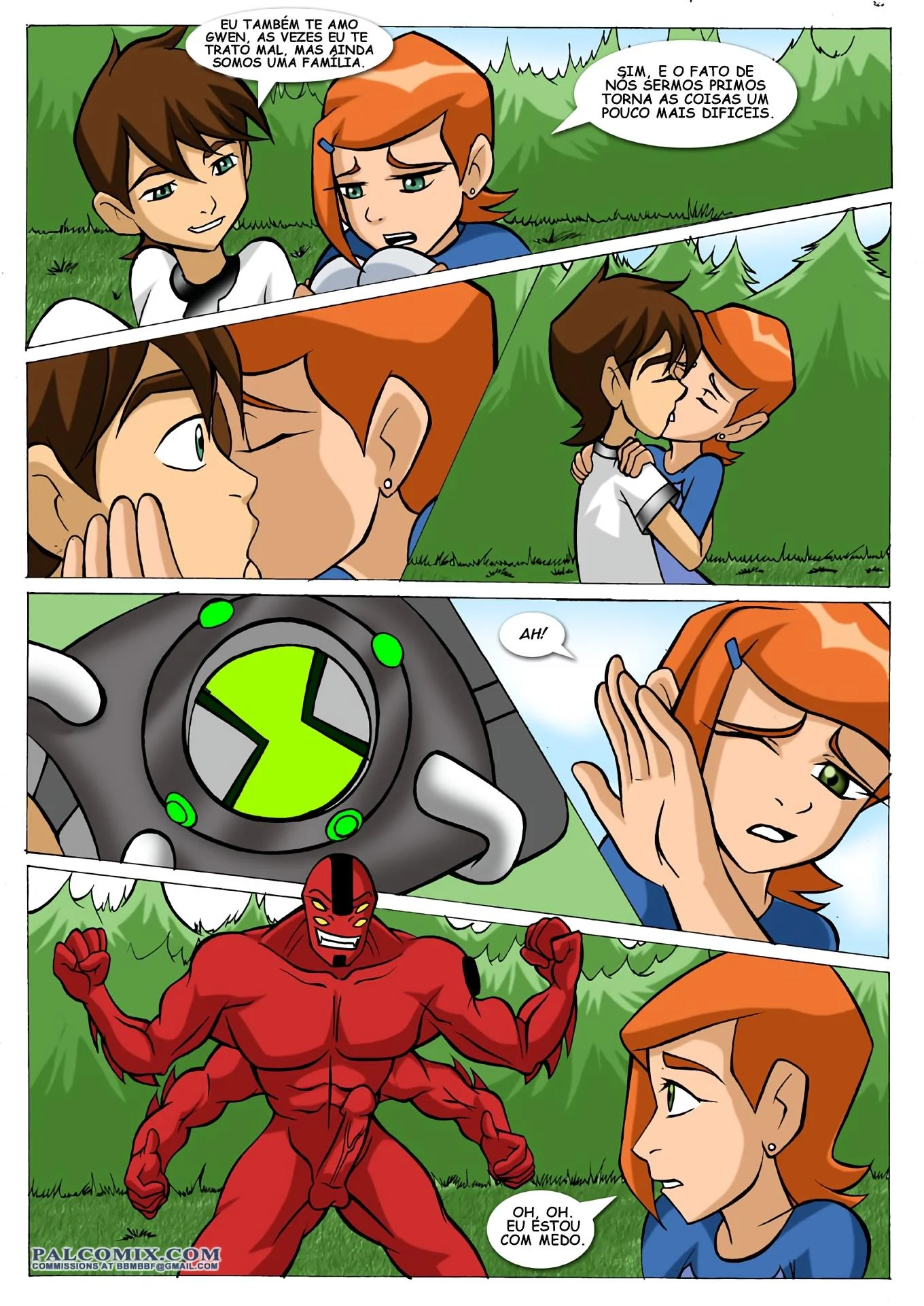 As novas experi&ecirc;ncias de Ben 10 &ndash; Quadrinhos Eroticos &ndash; Todo em PT-BR