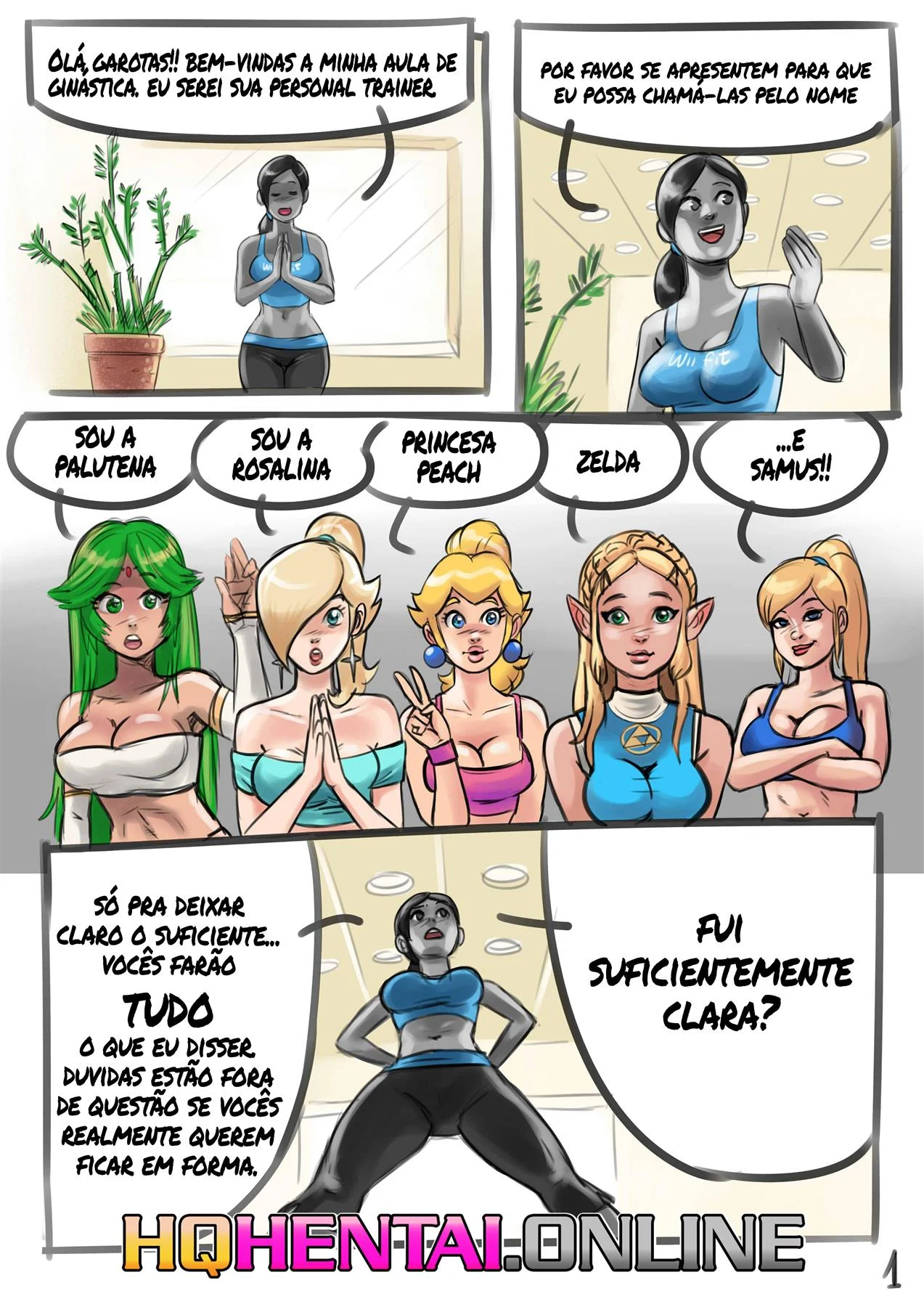 Aula de gin&aacute;stica pervertida &ndash; Samus Aran Hentai &ndash; Legendas em PT-BR